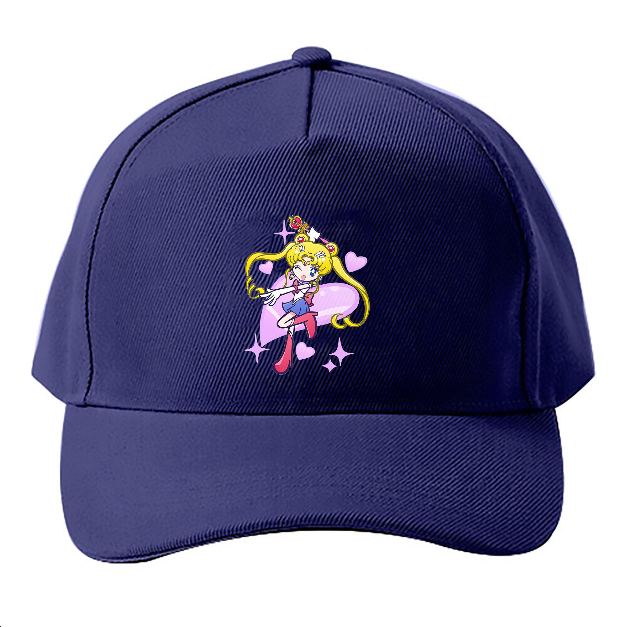 （画像用） 美少女戦士セーラームーン 月野 うさぎ つきの うさぎ Sailor Moon Tsukino Usagi ベースボールキャップ 綿100％ 男女兼用 帽子 スポーツ