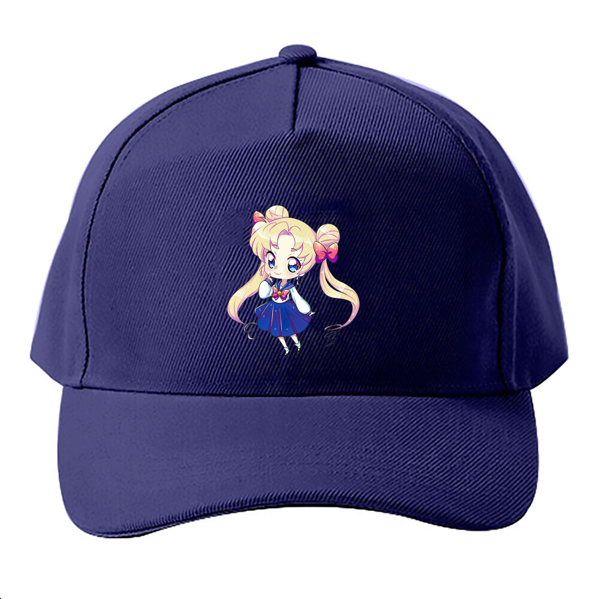 （画像用） 美少女戦士セーラームーン 月野 うさぎ つきの うさぎ Sailor Moon Tsukino Usagi ベースボールキャップ 綿100％ 男女兼用 帽子 スポーツ