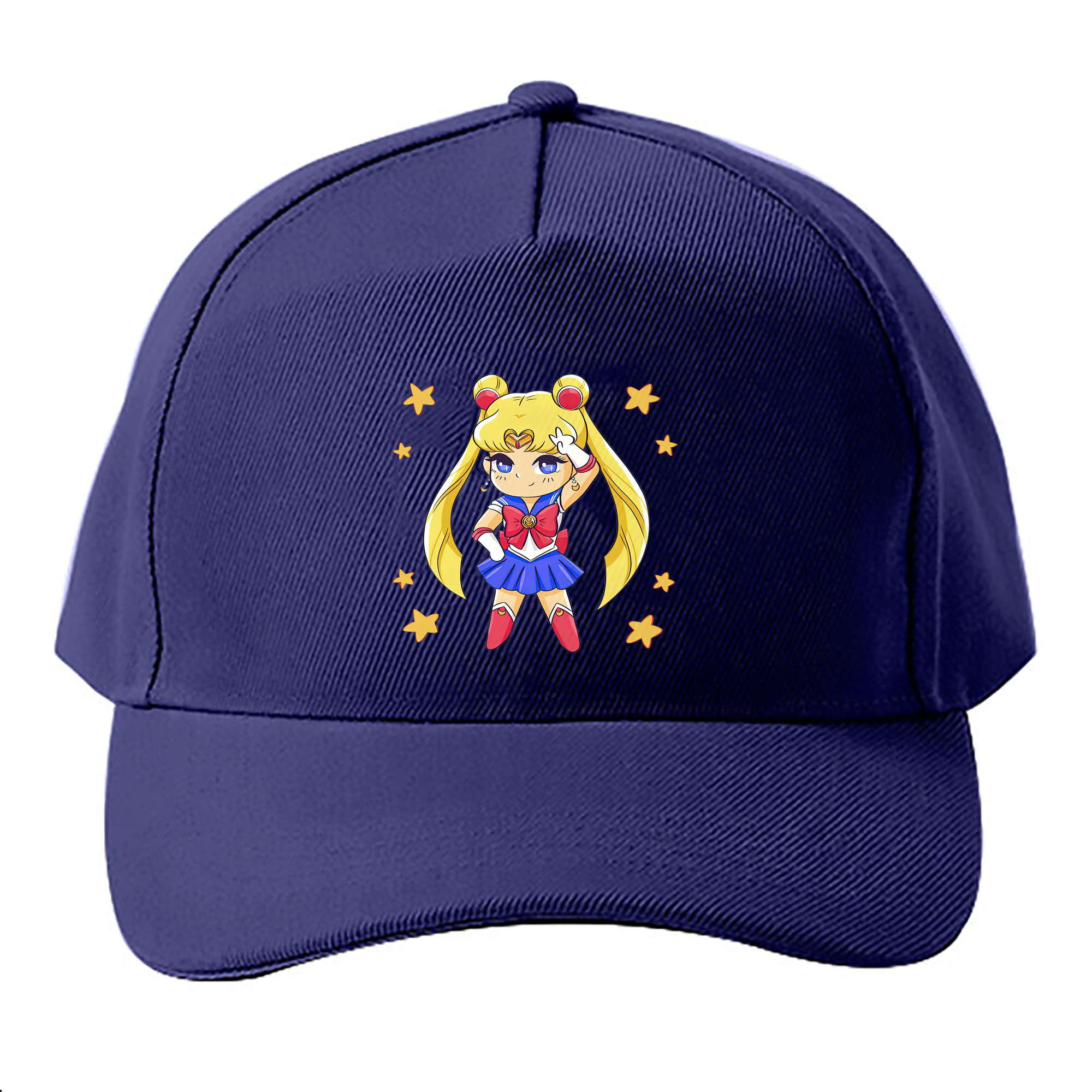 （画像用） 美少女戦士セーラームーン 月野 うさぎ つきの うさぎ Sailor Moon Tsukino Usagi ベースボールキャップ 綿100％ 男女兼用 帽子 スポーツ