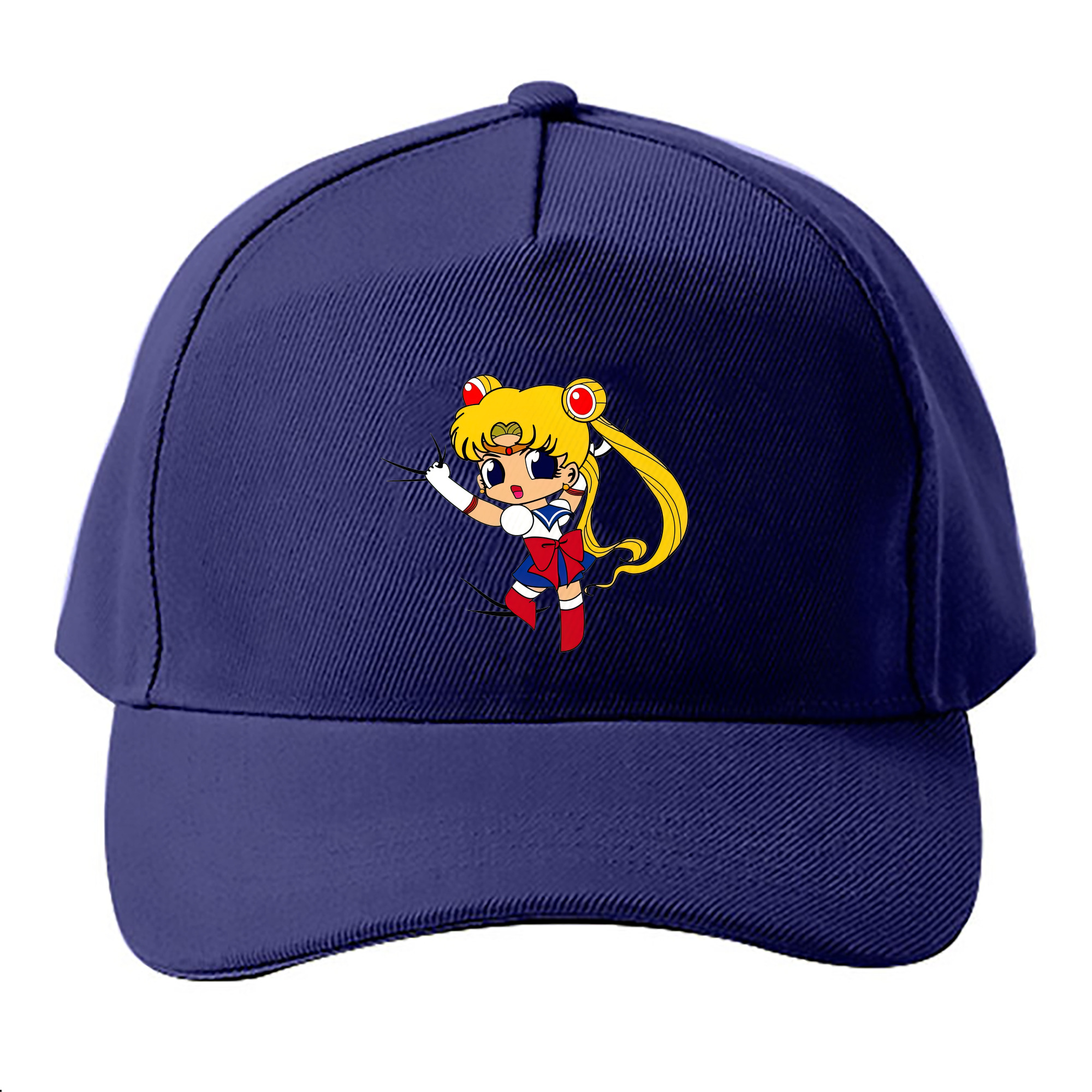 （画像用） 美少女戦士セーラームーン 月野 うさぎ つきの うさぎ Sailor Moon Tsukino Usagi ベースボールキャップ 綿100％ 男女兼用 帽子 スポーツ