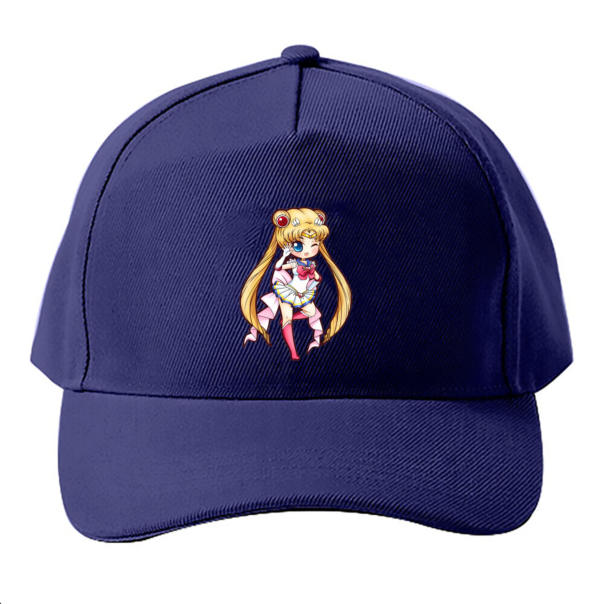 （画像用） 美少女戦士セーラームーン 月野 うさぎ つきの うさぎ Sailor Moon Tsukino Usagi ベースボールキャップ 綿100％ 男女兼用 帽子 スポーツ