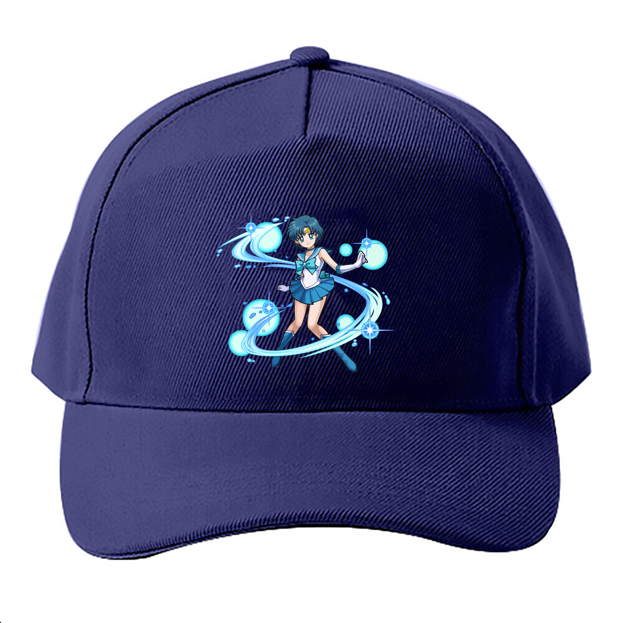 （画像用） 美少女戦士セーラームーン 水野 亜美 みずの あみ Sailor Moon Mizuno Ami ベースボールキャップ 綿100％ 男女兼用 帽子 スポーツ