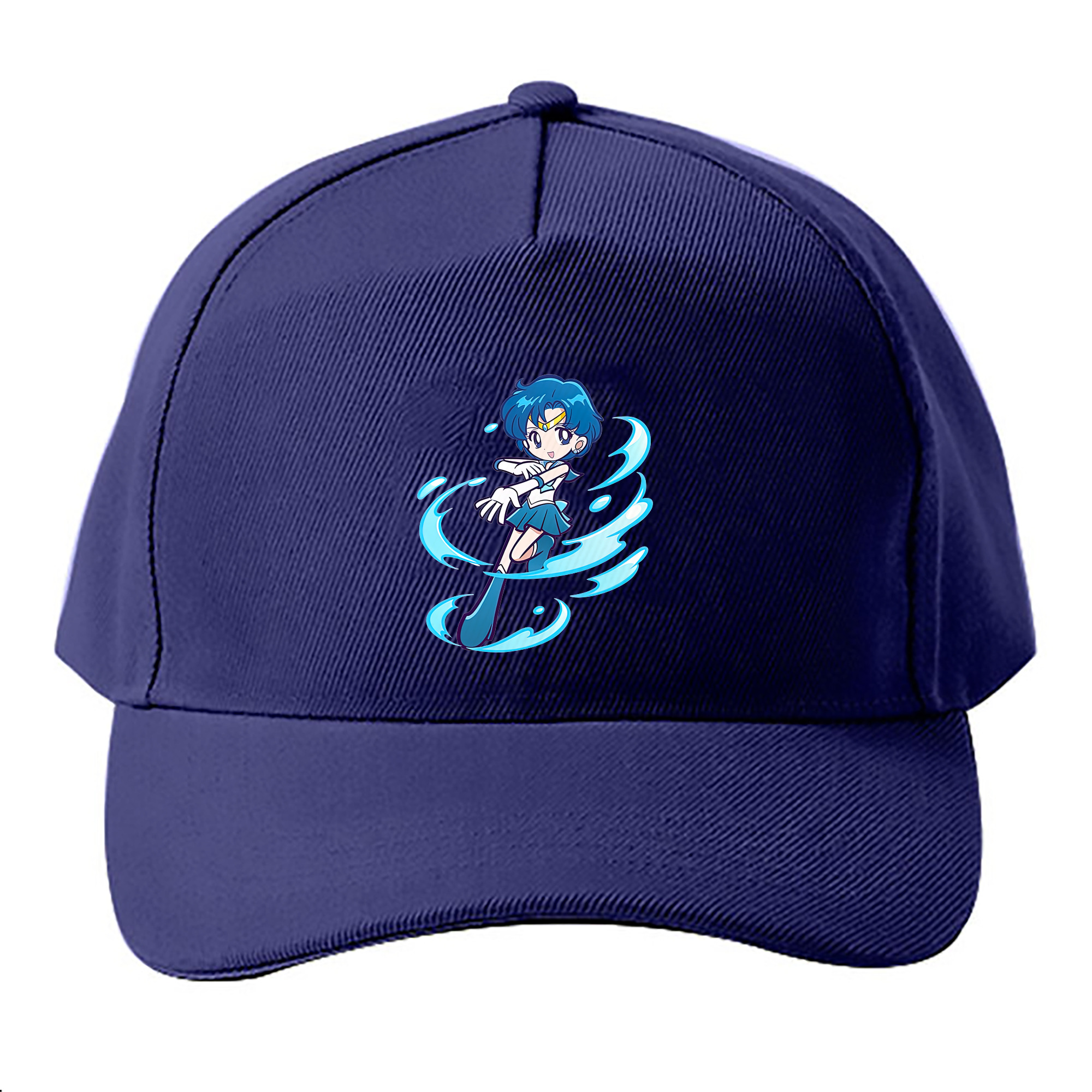 （画像用） 美少女戦士セーラームーン 水野 亜美 みずの あみ Sailor Moon Mizuno Ami ベースボールキャップ 綿100％ 男女兼用 帽子 スポーツ