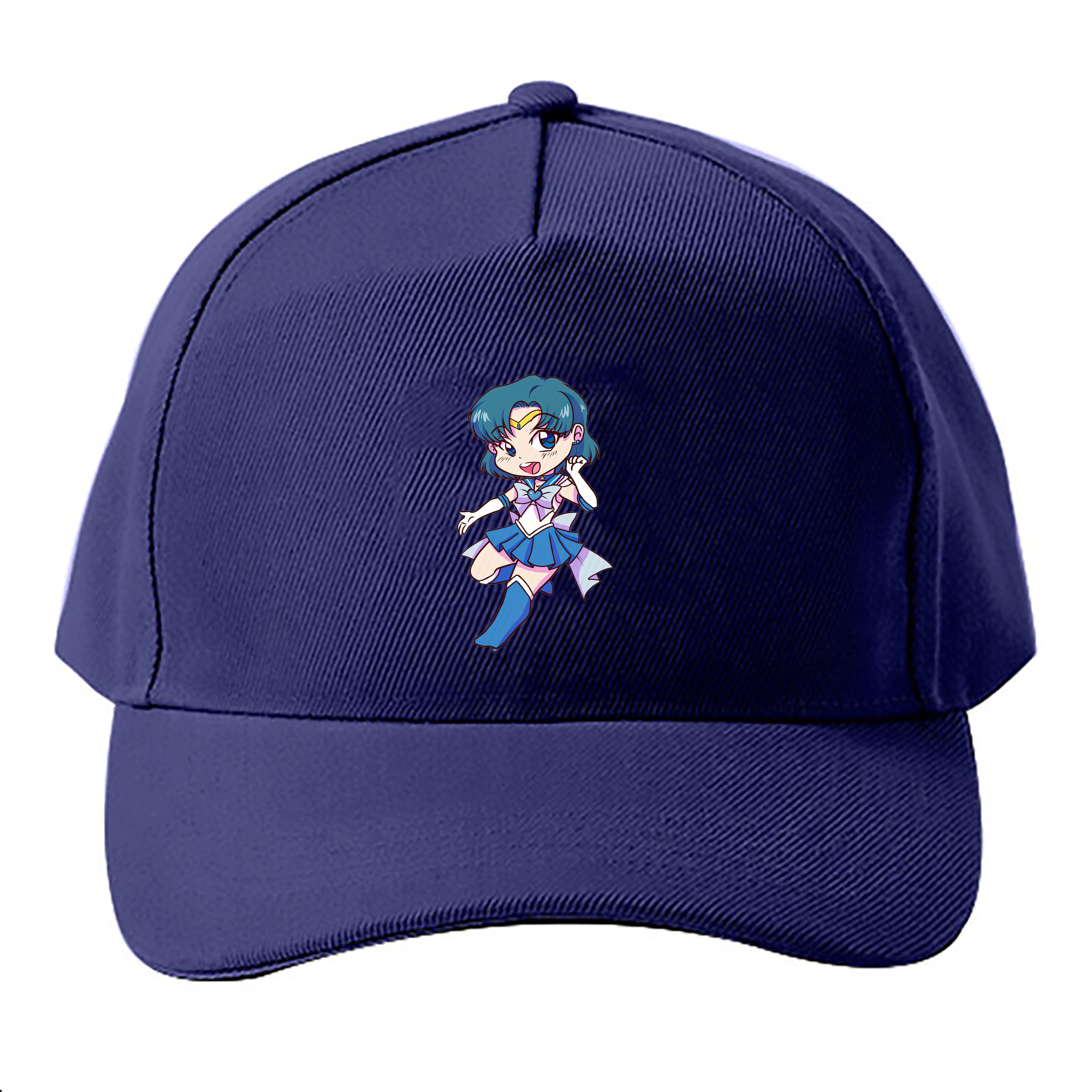 （画像用） 美少女戦士セーラームーン 水野 亜美 みずの あみ Sailor Moon Mizuno Ami ベースボールキャップ 綿100％ 男女兼用 帽子 スポーツ
