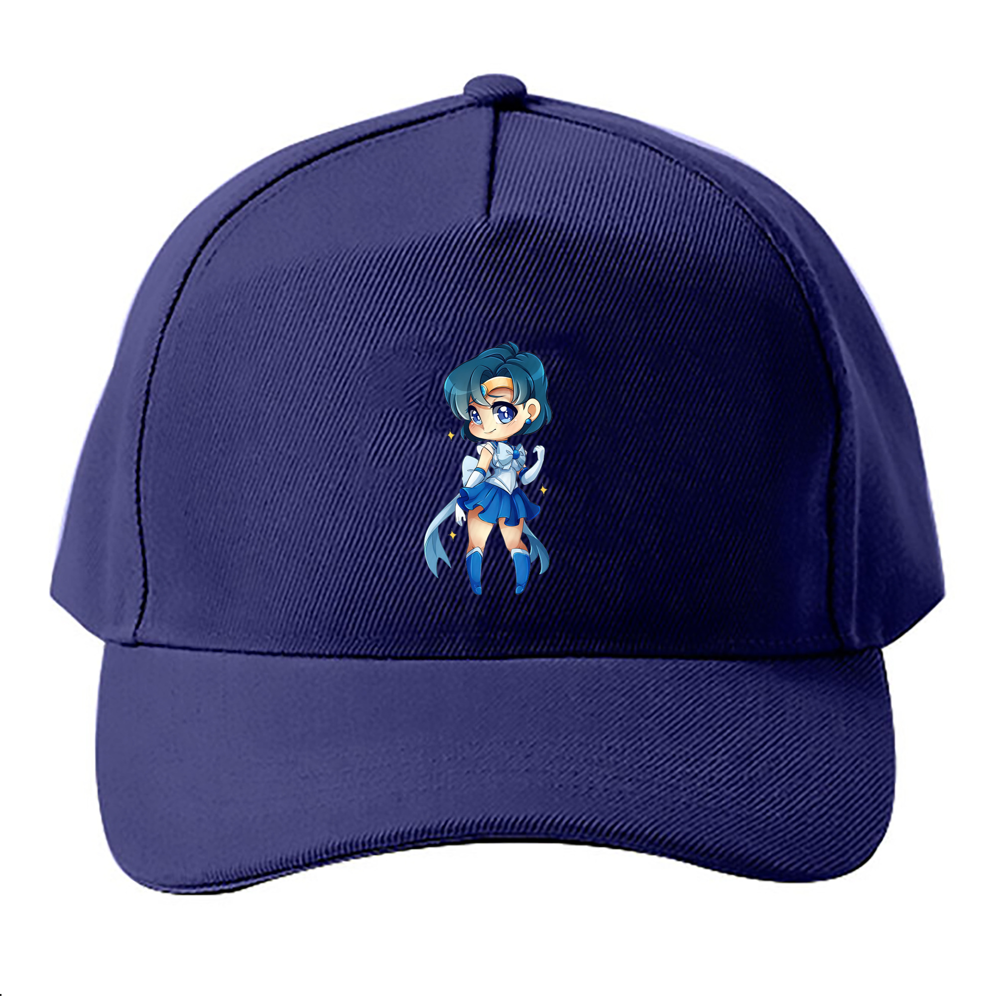 （画像用） 美少女戦士セーラームーン 水野 亜美 みずの あみ Sailor Moon Mizuno Ami ベースボールキャップ 綿100％ 男女兼用 帽子 スポーツ