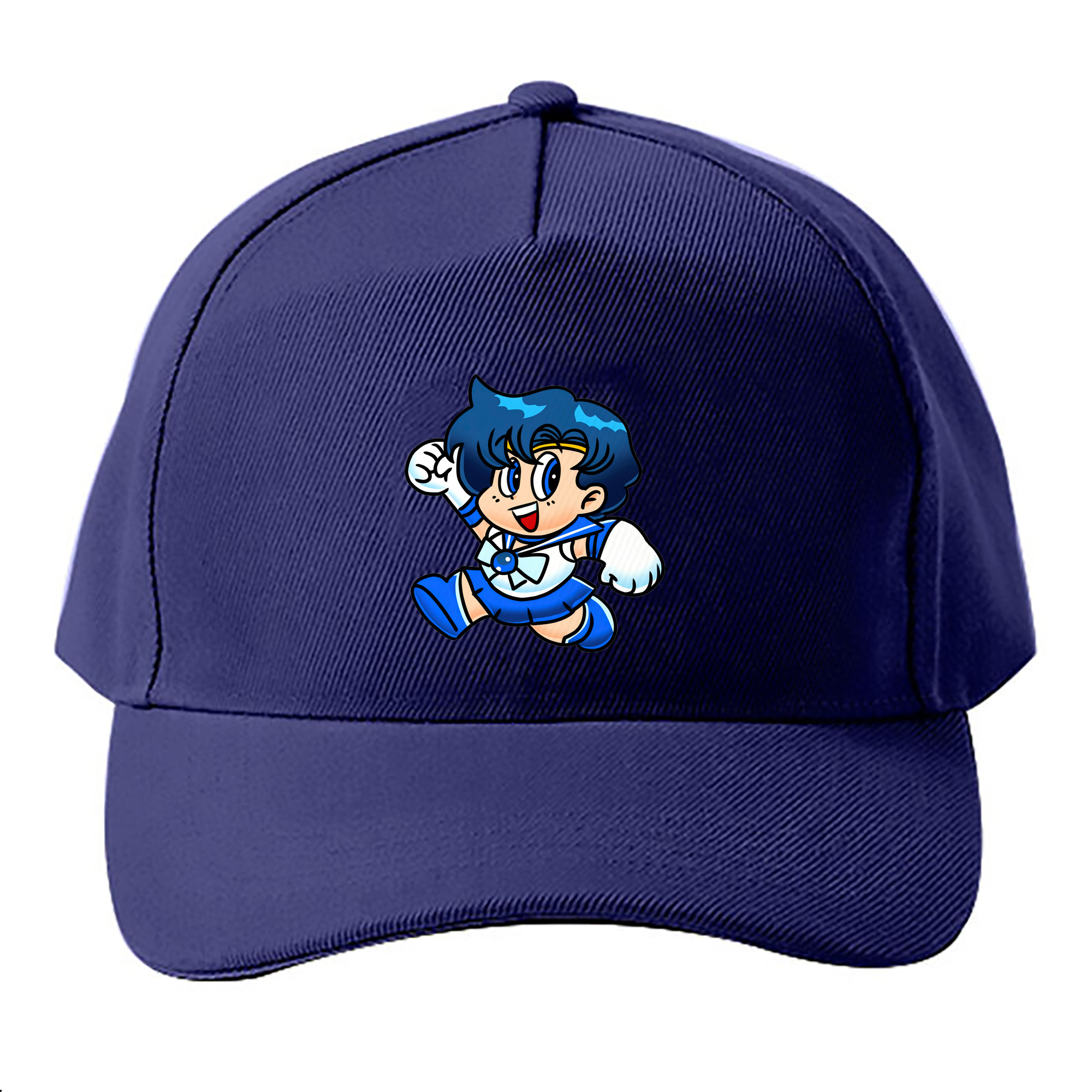（画像用） 美少女戦士セーラームーン 水野 亜美 みずの あみ Sailor Moon Mizuno Ami ベースボールキャップ 綿100％ 男女兼用 帽子 スポーツ