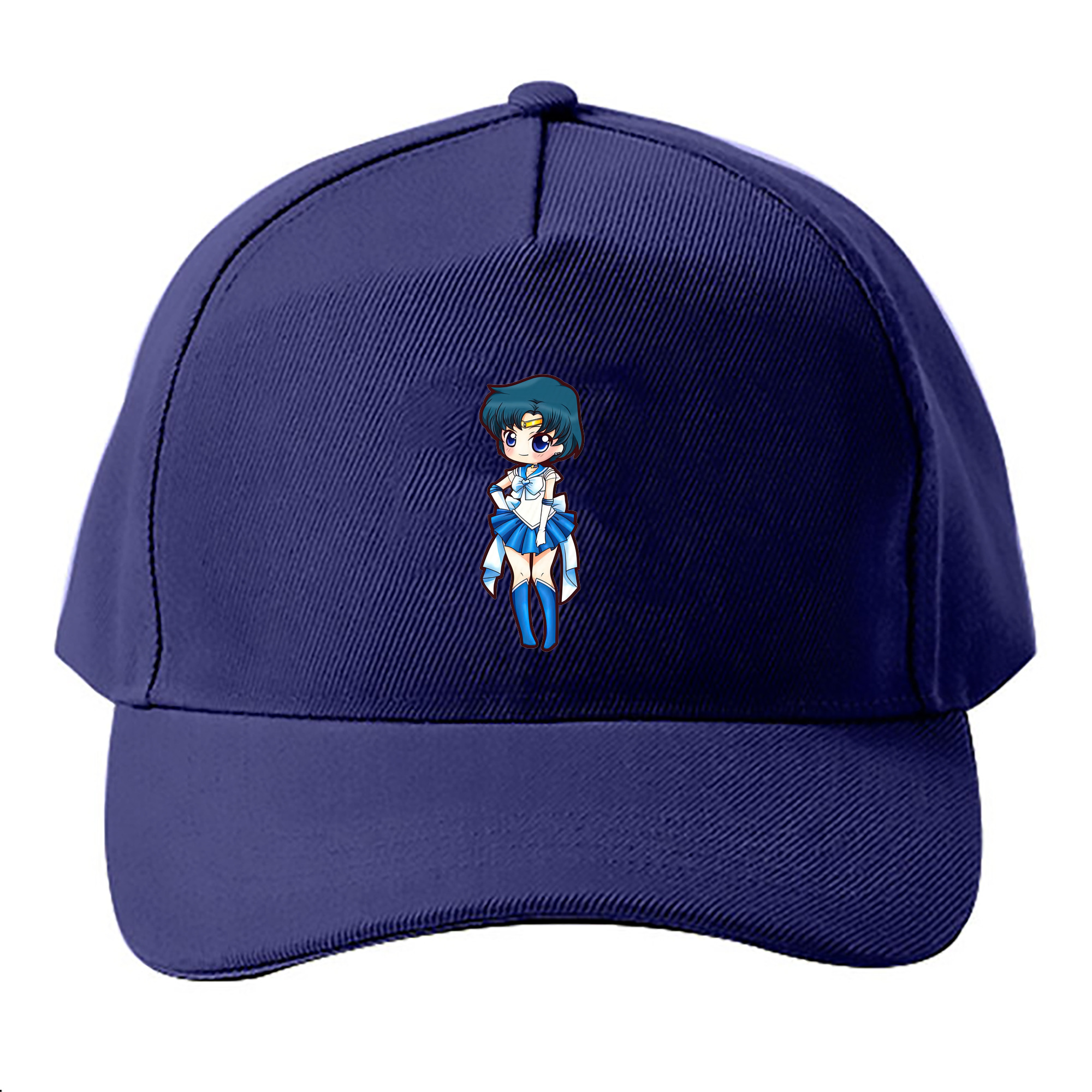 （画像用） 美少女戦士セーラームーン 水野 亜美 みずの あみ Sailor Moon Mizuno Ami ベースボールキャップ 綿100％ 男女兼用 帽子 スポーツ