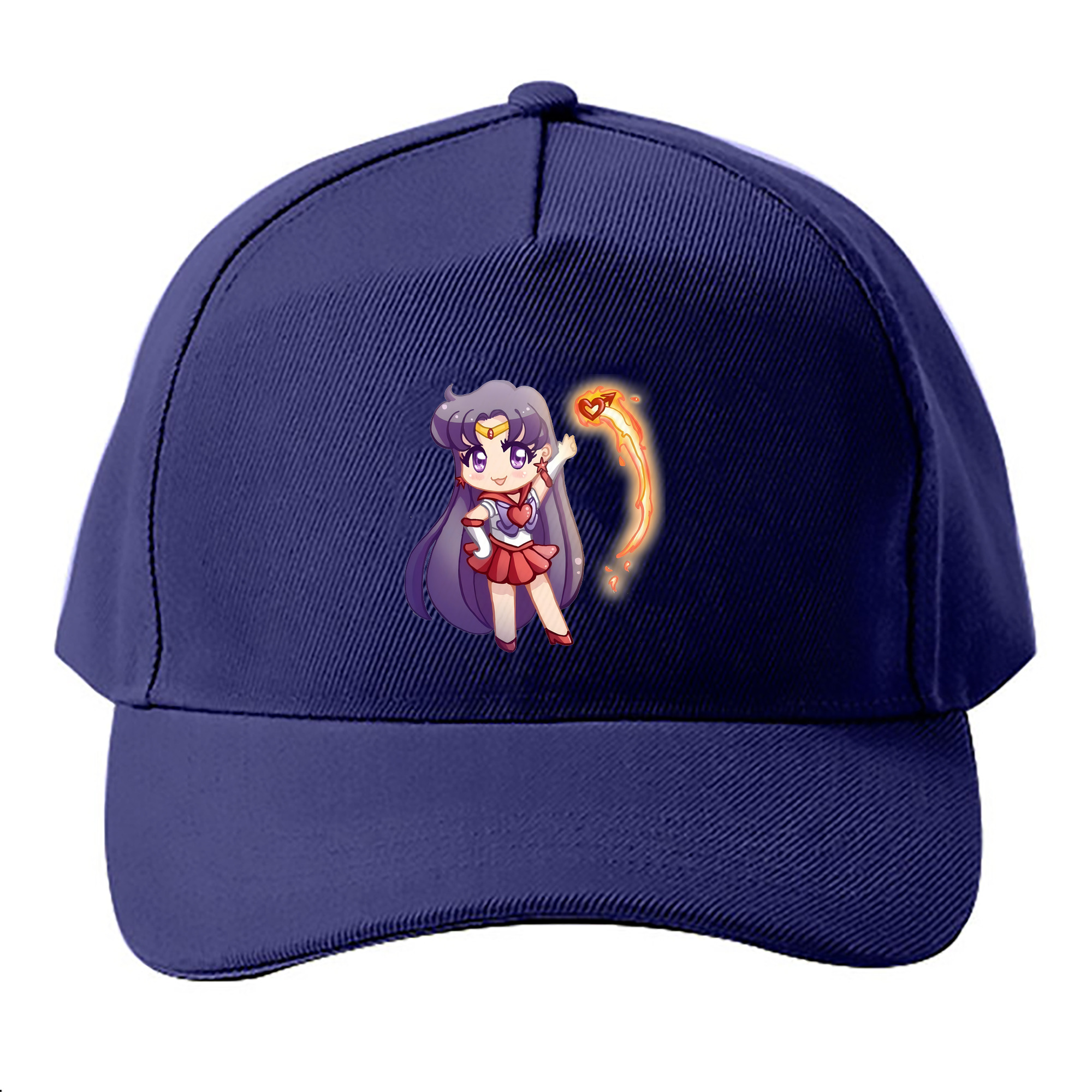 （画像用） 美少女戦士セーラームーン 火野レイ ひの レイ Sailor Moon Hino Rei （セーラーマーズ,Sailor Mars） ベースボールキャップ 綿100％ 男女兼用 帽子 スポーツ