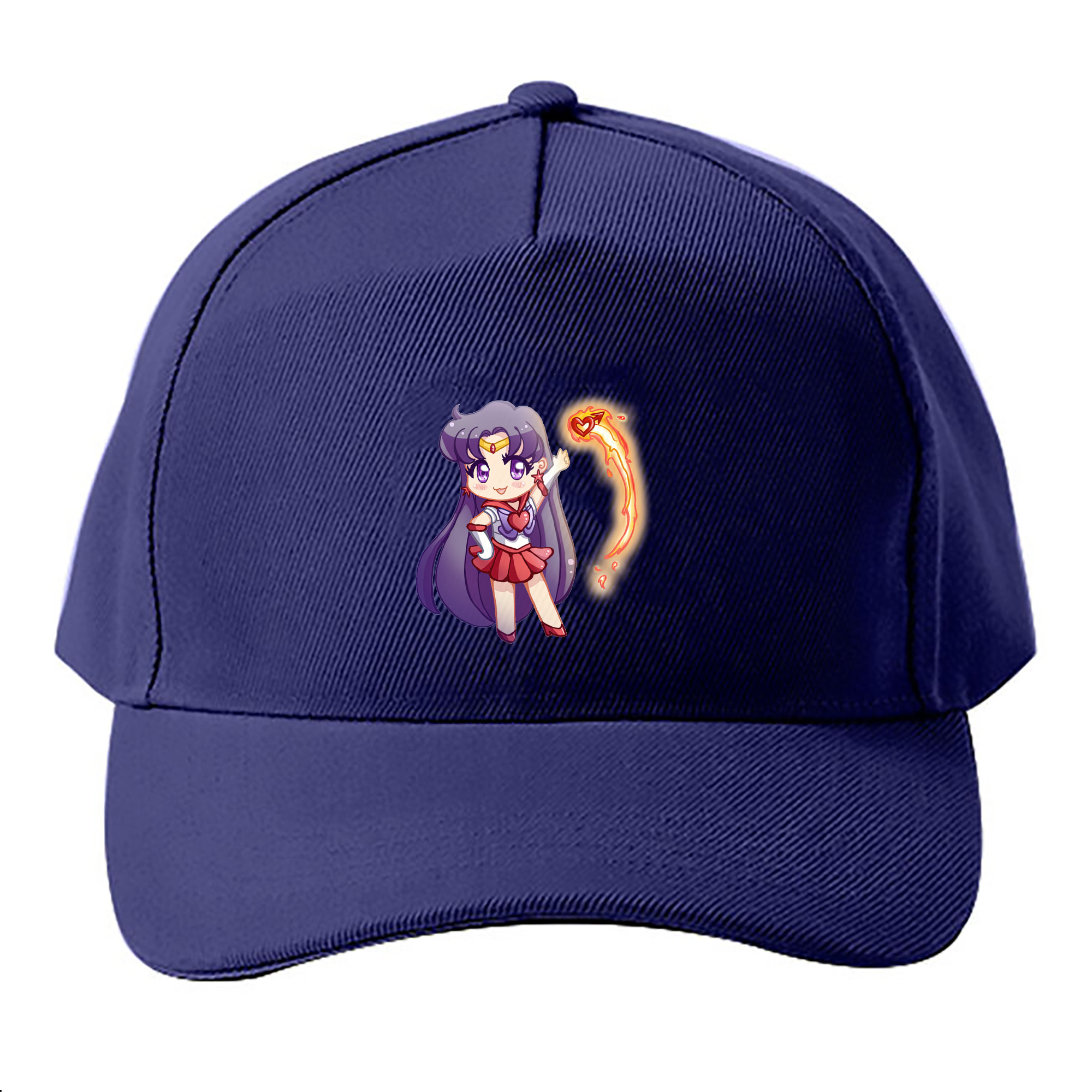 （画像用） 美少女戦士セーラームーン 火野レイ ひの レイ Sailor Moon Hino Rei （セーラーマーズ,Sailor Mars） ベースボールキャップ 綿100％ 男女兼用 帽子 スポーツ