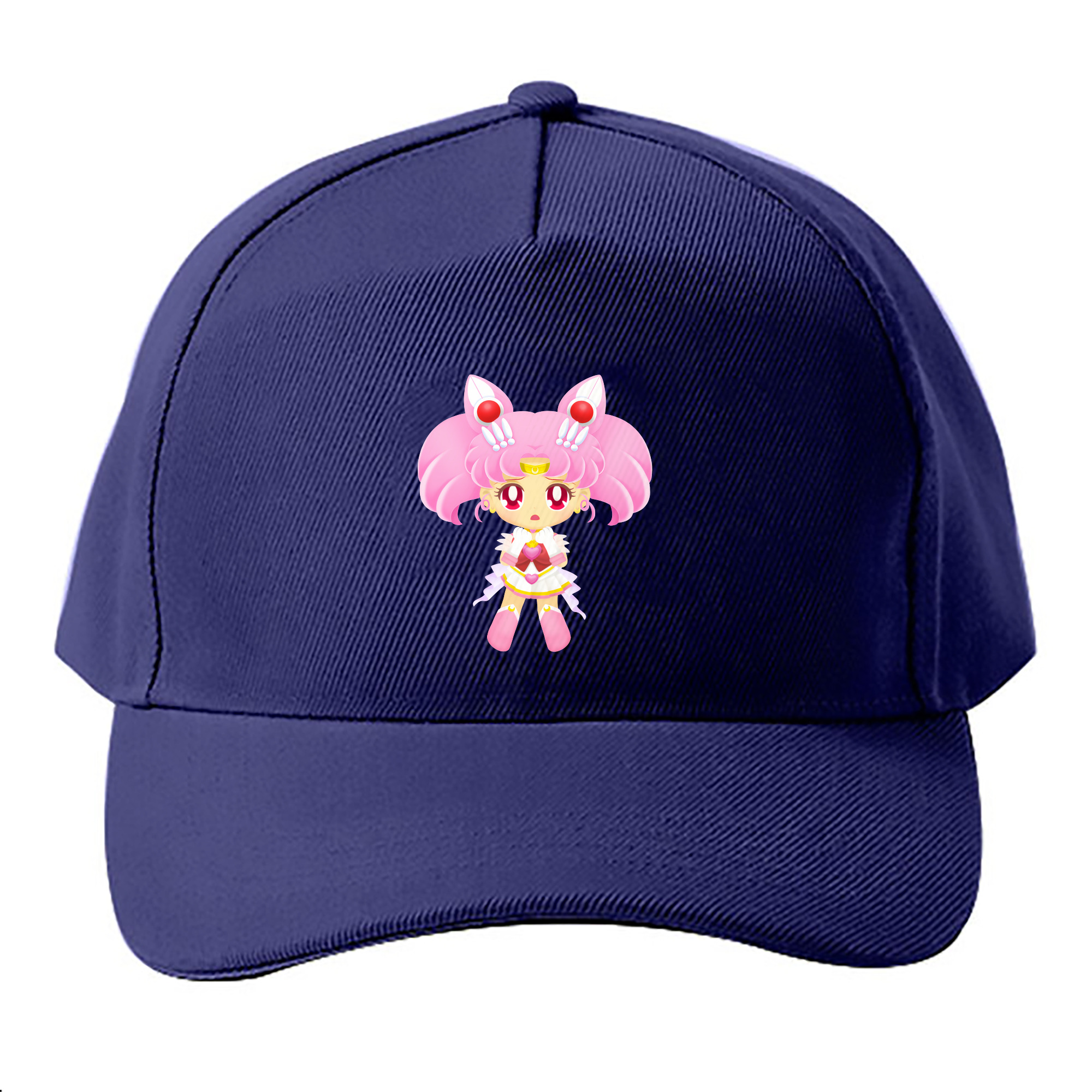 （画像用） 美少女戦士セーラームーン ちびうさ Sailor Moon Chibiusa Tsukino Usagi Small Lady Serenity ベースボールキャップ 綿100％ 男女兼用 帽子 スポーツ