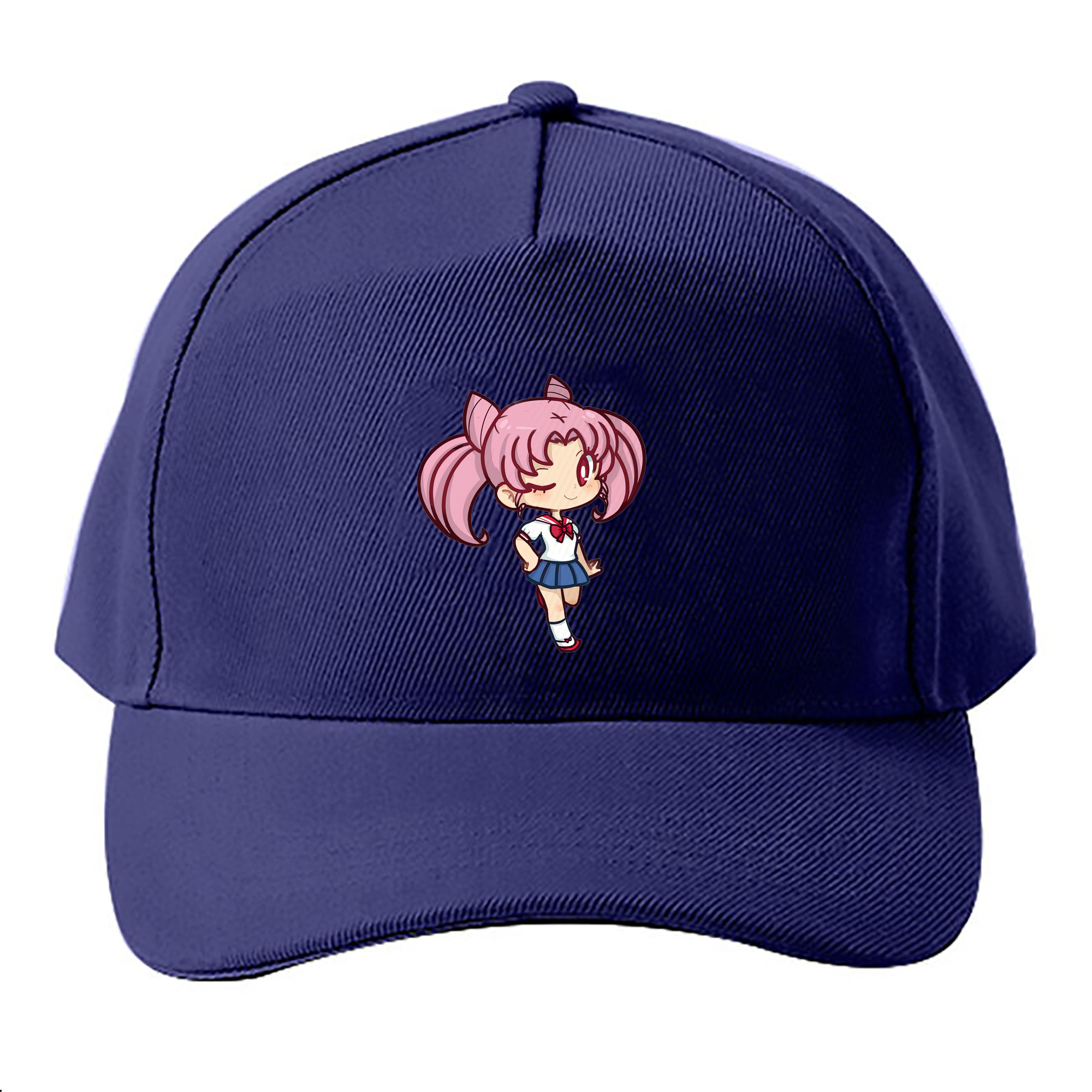 （画像用） 美少女戦士セーラームーン ちびうさ Sailor Moon Chibiusa Tsukino Usagi Small Lady Serenity ベースボールキャップ 綿100％ 男女兼用 帽子 スポーツ