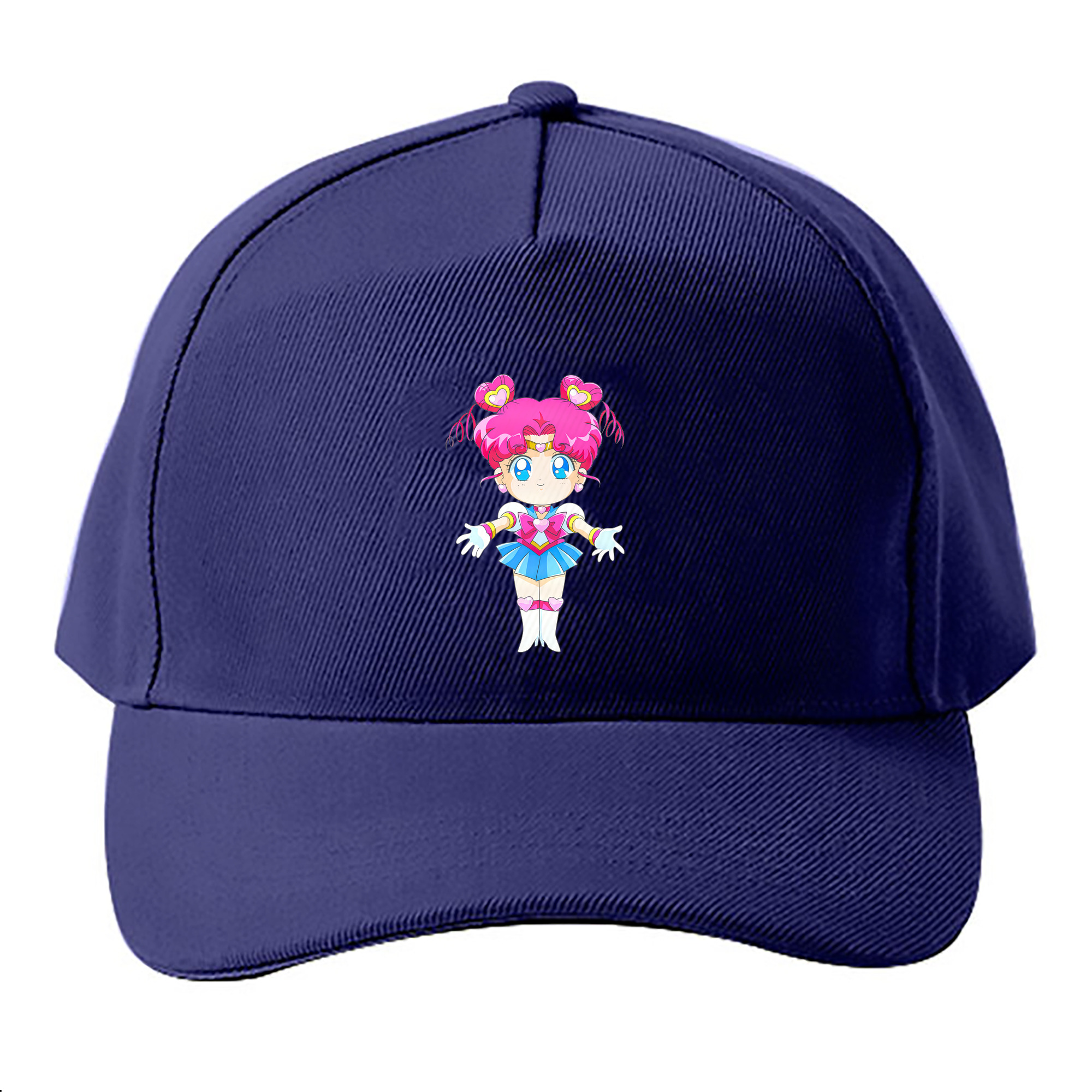 （画像用） 美少女戦士セーラームーン ちびうさ Sailor Moon Chibiusa Tsukino Usagi Small Lady Serenity ベースボールキャップ 綿100％ 男女兼用 帽子 スポーツ