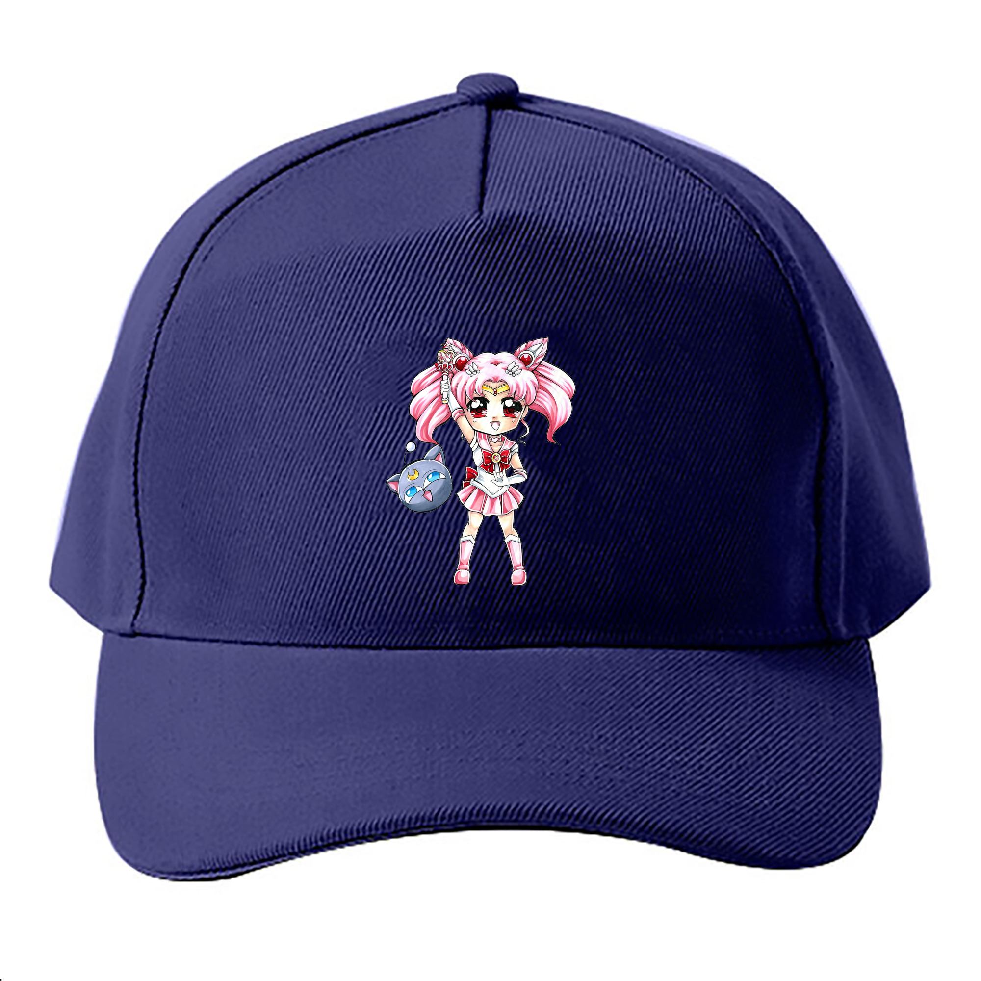 （画像用） 美少女戦士セーラームーン ちびうさ Sailor Moon Chibiusa Tsukino Usagi Small Lady Serenity ベースボールキャップ 綿100％ 男女兼用 帽子 スポーツ