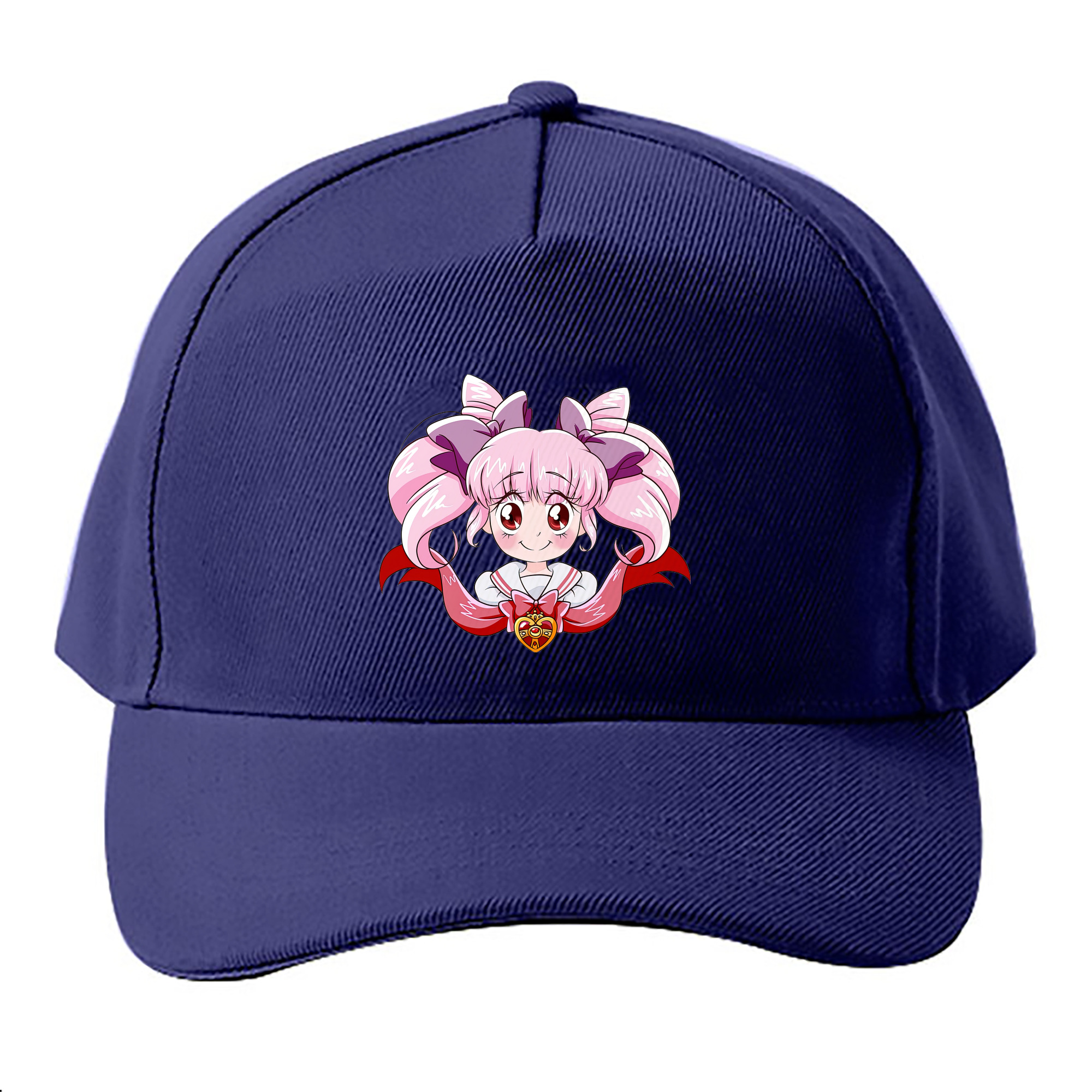 （画像用） 美少女戦士セーラームーン ちびうさ Sailor Moon Chibiusa Tsukino Usagi Small Lady Serenity ベースボールキャップ 綿100％ 男女兼用 帽子 スポーツ