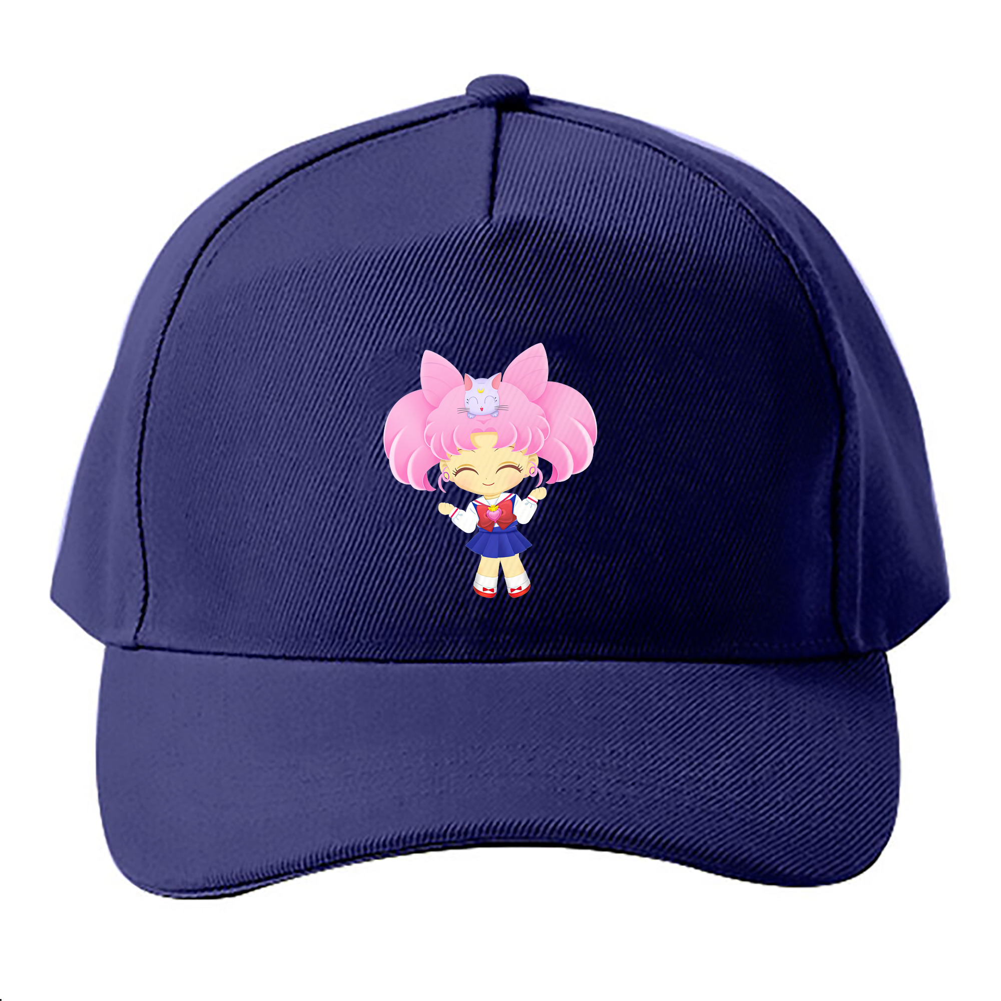 （画像用） 美少女戦士セーラームーン ちびうさ Sailor Moon Chibiusa Tsukino Usagi Small Lady Serenity ベースボールキャップ 綿100％ 男女兼用 帽子 スポーツ
