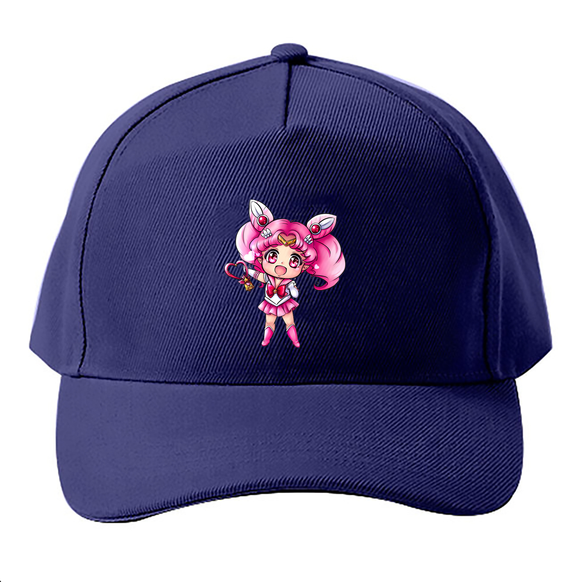 （画像用） 美少女戦士セーラームーン ちびうさ Sailor Moon Chibiusa Tsukino Usagi Small Lady Serenity ベースボールキャップ 綿100％ 男女兼用 帽子 スポーツ