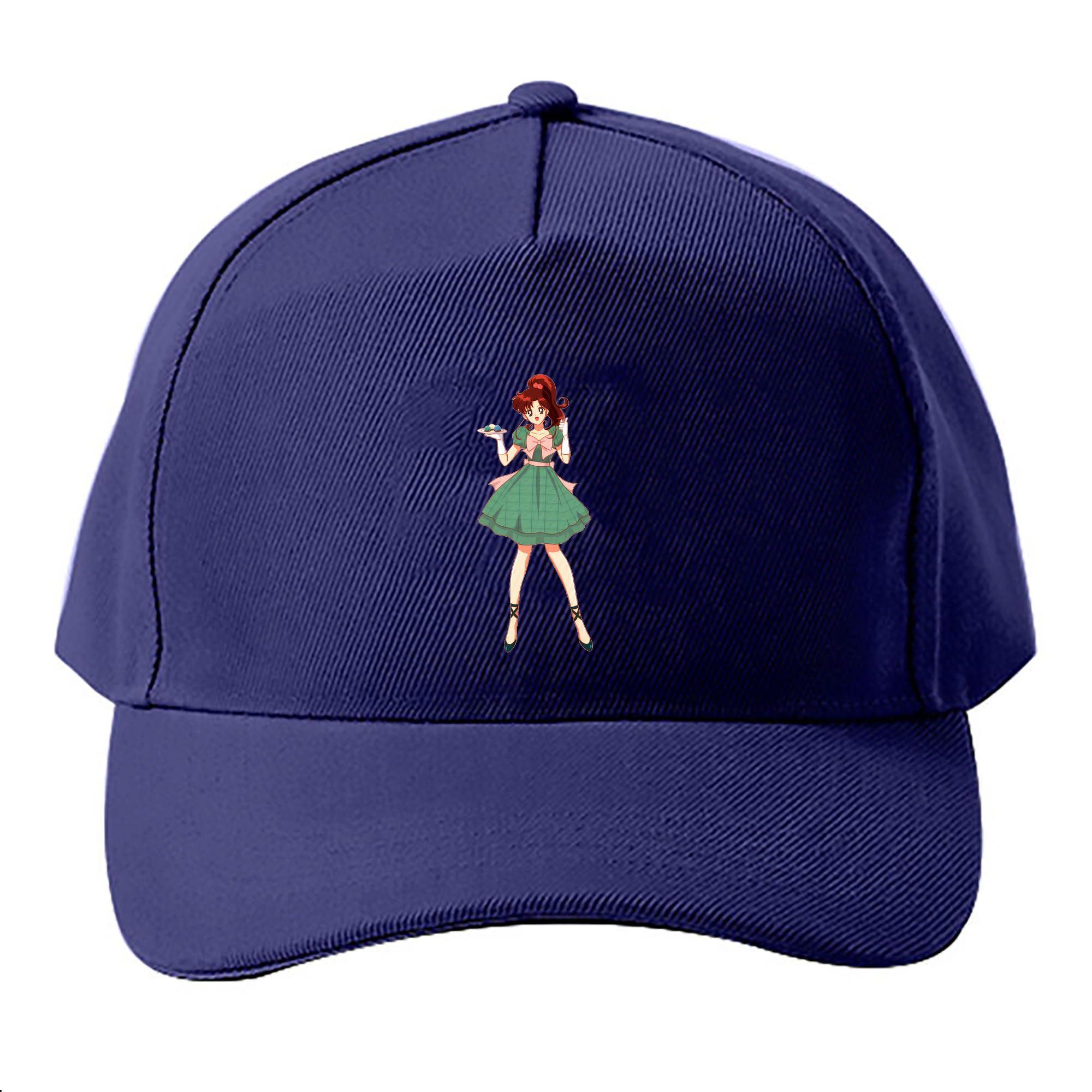 （画像用） 美少女戦士セーラームーン 木野 まこと きの まこと Sailor Moon Kino Makoto （セーラージュピター；Sailor Jupiter） ベースボールキャップ 綿100％ 男女兼用 帽子 スポーツ