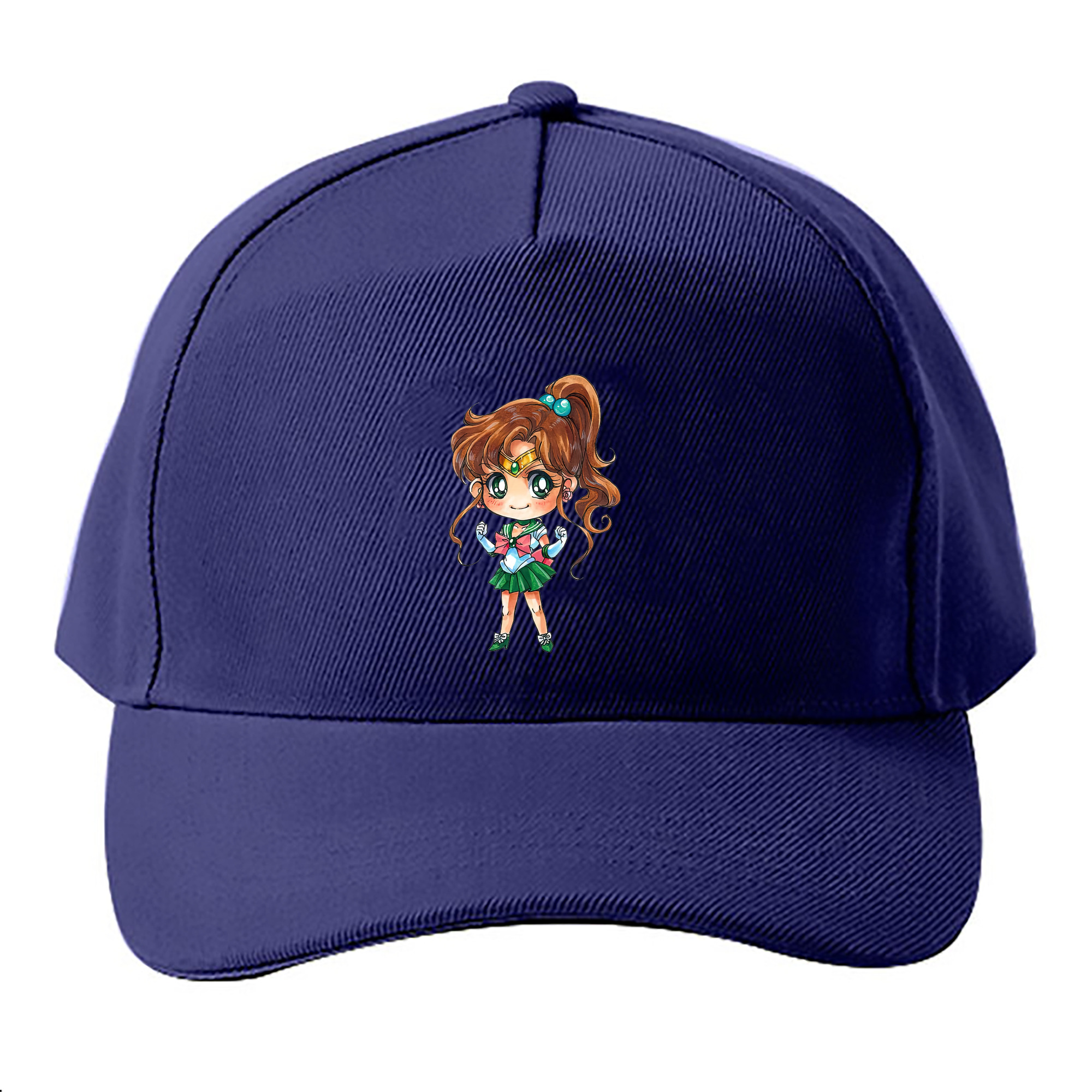 （画像用） 美少女戦士セーラームーン 木野 まこと きの まこと Sailor Moon Kino Makoto （セーラージュピター；Sailor Jupiter） ベースボールキャップ 綿100％ 男女兼用 帽子 スポーツ