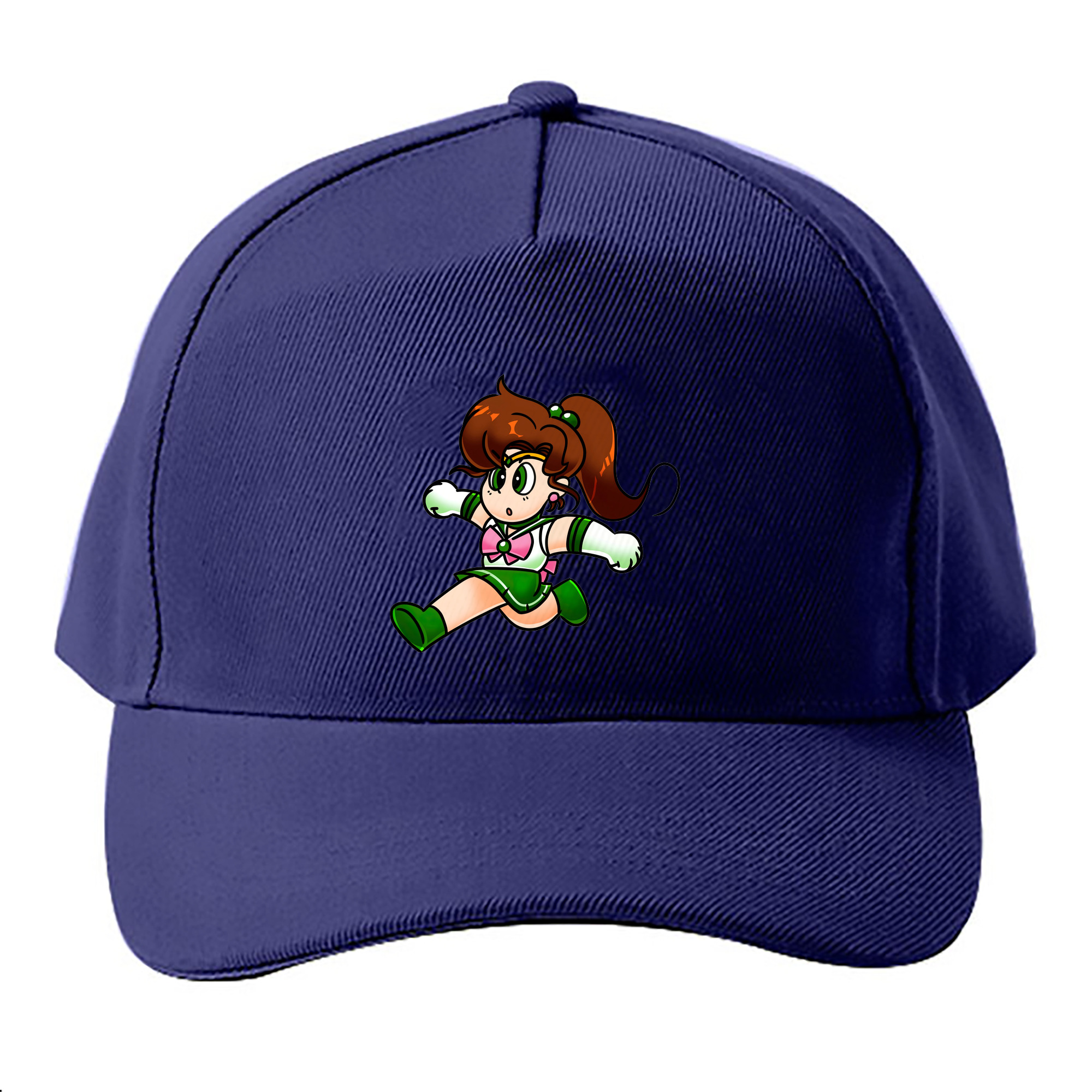 （画像用） 美少女戦士セーラームーン 木野 まこと きの まこと Sailor Moon Kino Makoto （セーラージュピター；Sailor Jupiter） ベースボールキャップ 綿100％ 男女兼用 帽子 スポーツ