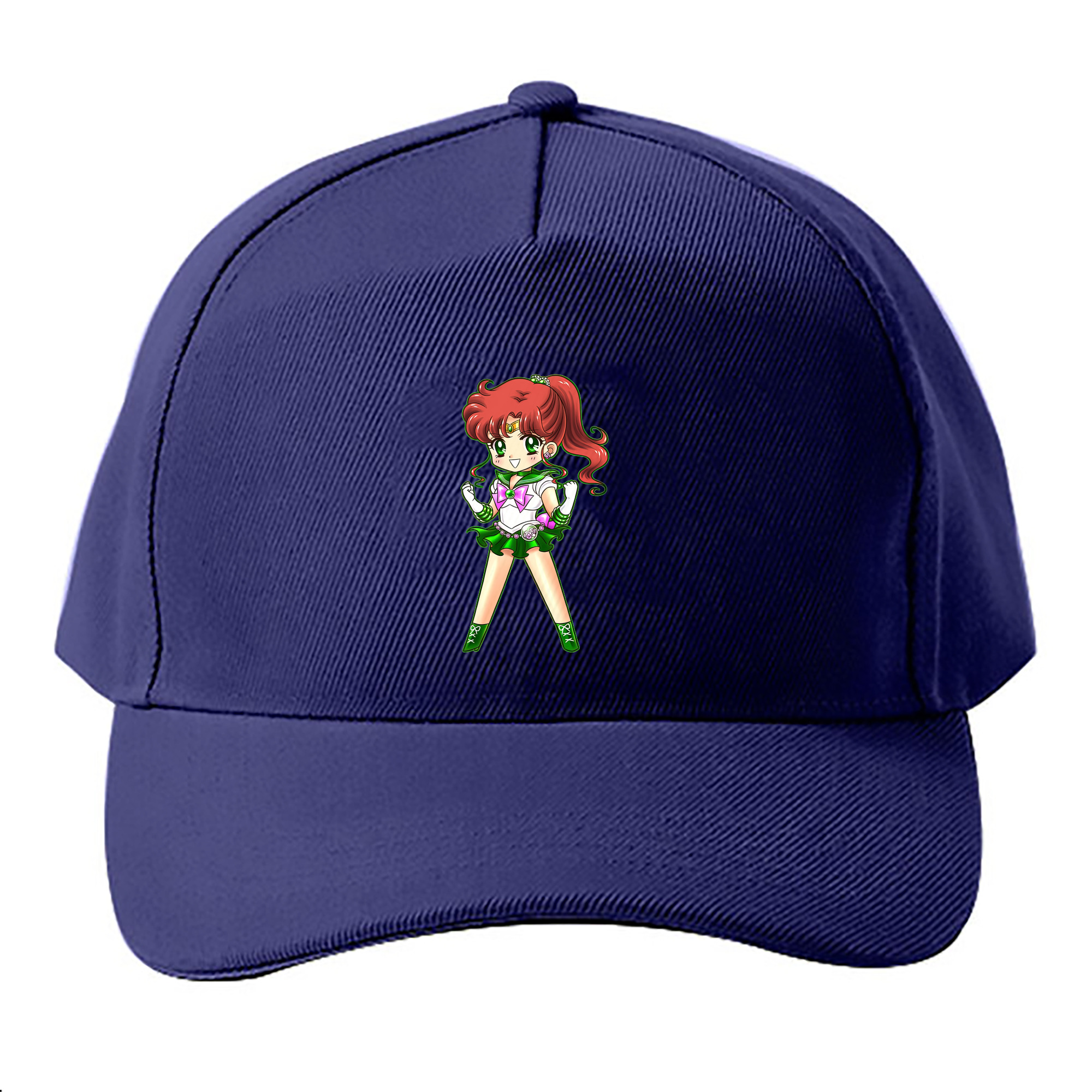 （画像用） 美少女戦士セーラームーン 木野 まこと きの まこと Sailor Moon Kino Makoto （セーラージュピター；Sailor Jupiter） ベースボールキャップ 綿100％ 男女兼用 帽子 スポーツ