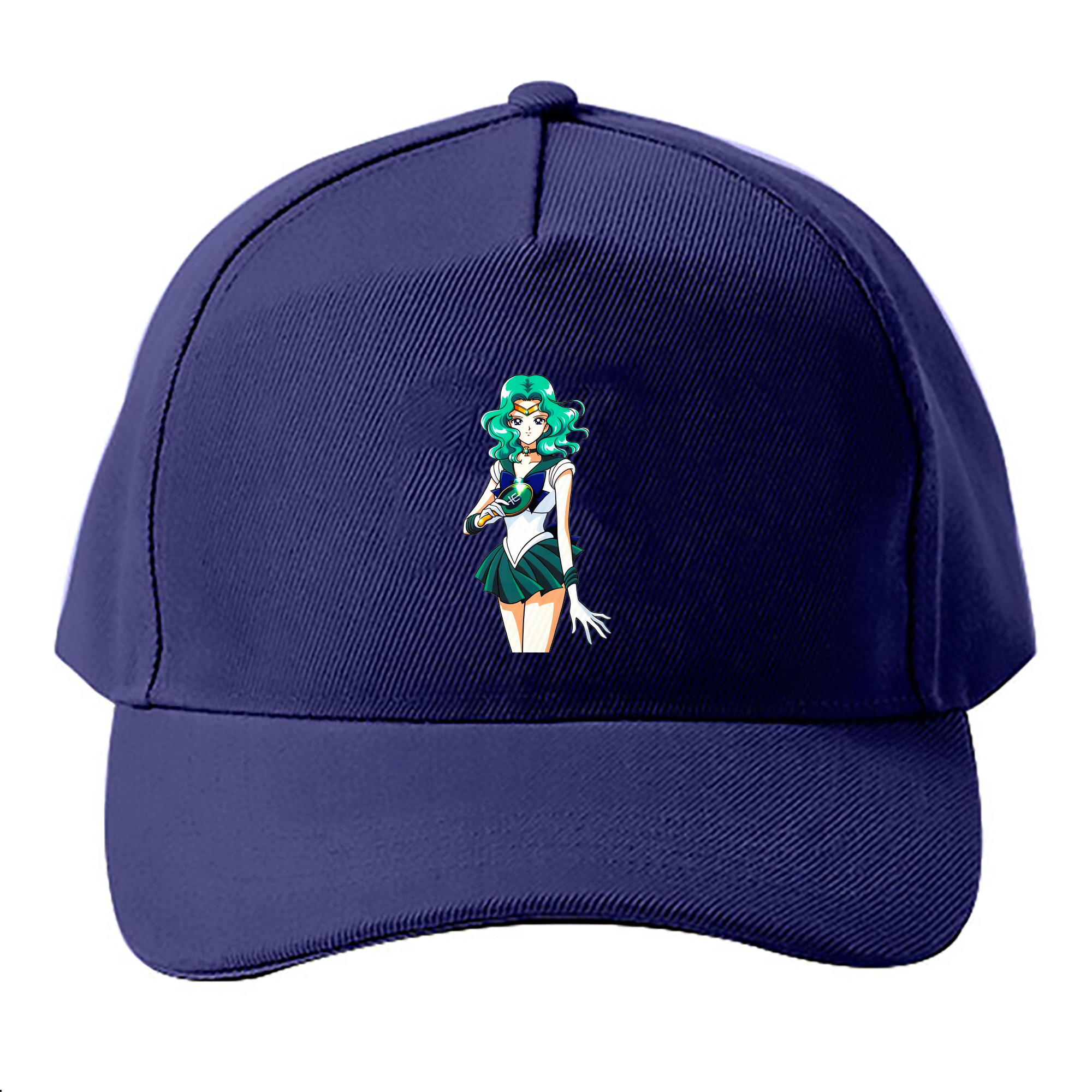 （画像用） 美少女戦士セーラームーン 海王 みちる（かいおう みちる） Sailor Moon Kaiou Michiru ベースボールキャップ 綿100％ 男女兼用 帽子 スポーツ