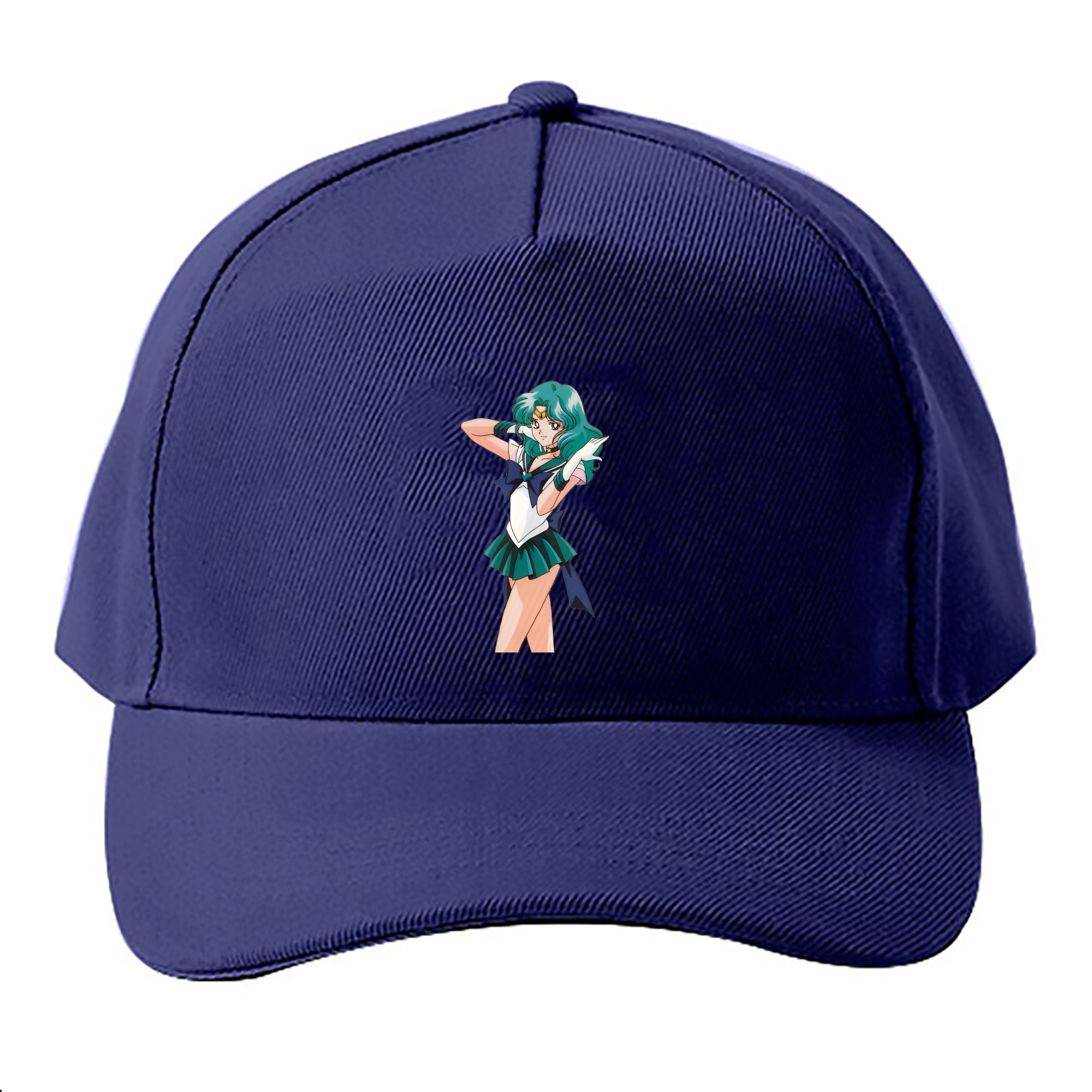 （画像用） 美少女戦士セーラームーン 海王 みちる（かいおう みちる） Sailor Moon Kaiou Michiru ベースボールキャップ 綿100％ 男女兼用 帽子 スポーツ