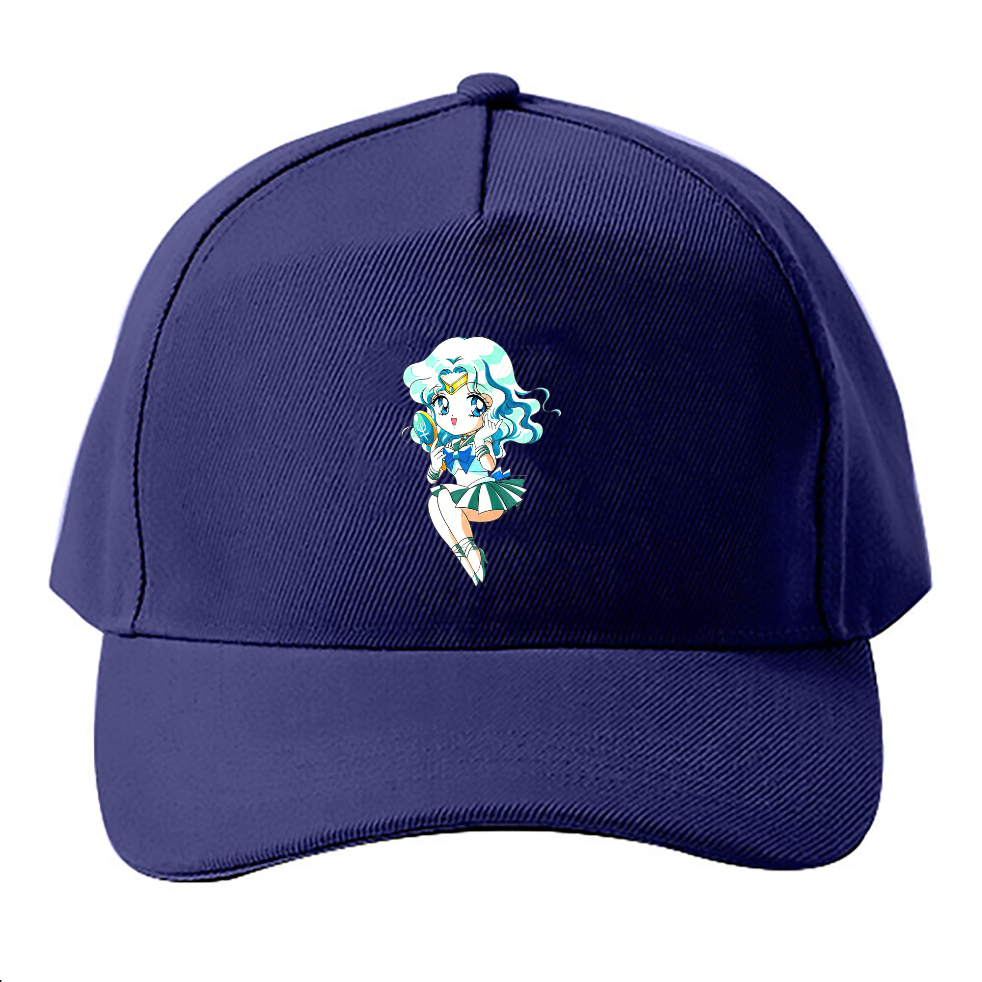 （画像用） 美少女戦士セーラームーン 海王 みちる（かいおう みちる） Sailor Moon Kaiou Michiru ベースボールキャップ 綿100％ 男女兼用 帽子 スポーツ