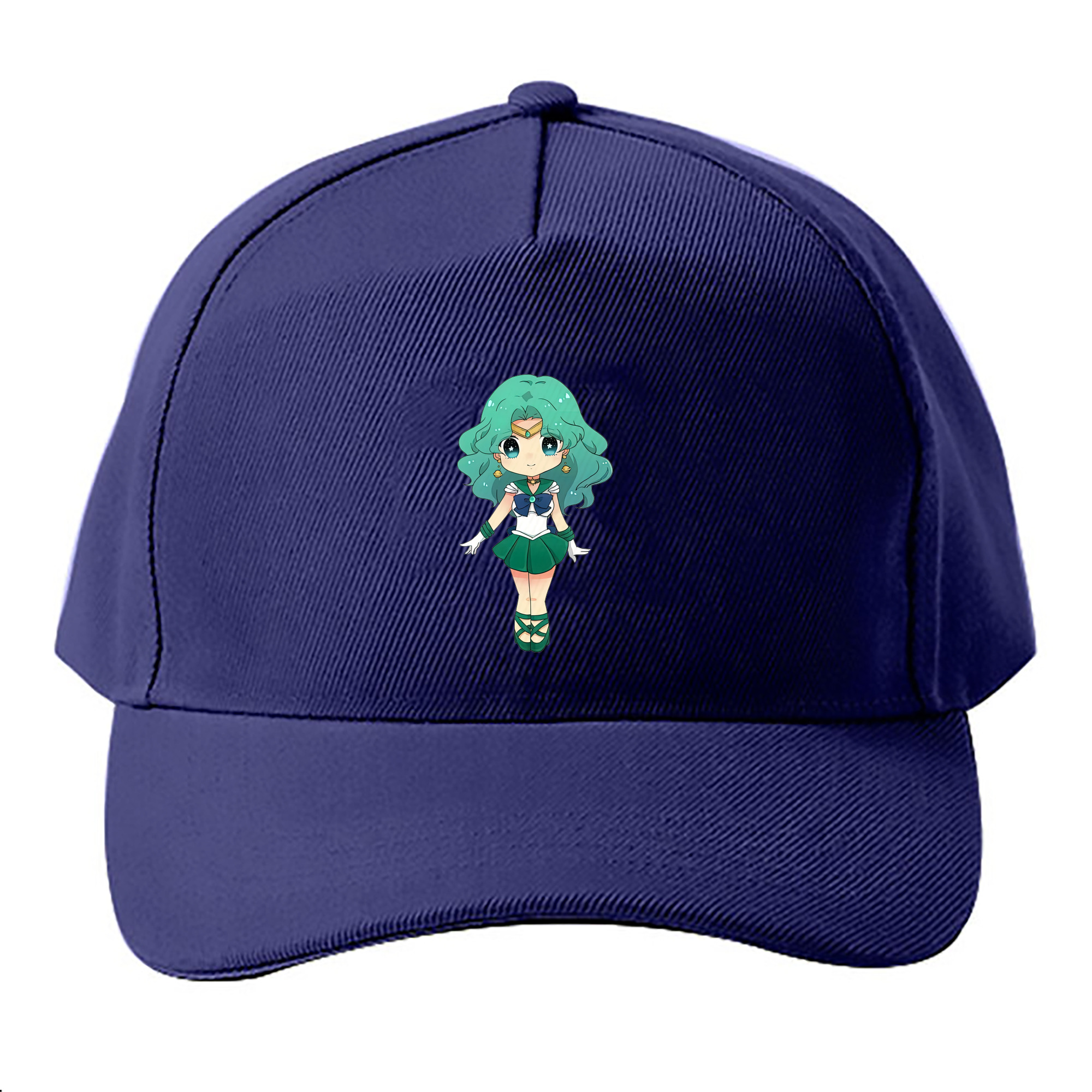 （画像用） 美少女戦士セーラームーン 海王 みちる（かいおう みちる） Sailor Moon Kaiou Michiru ベースボールキャップ 綿100％ 男女兼用 帽子 スポーツ