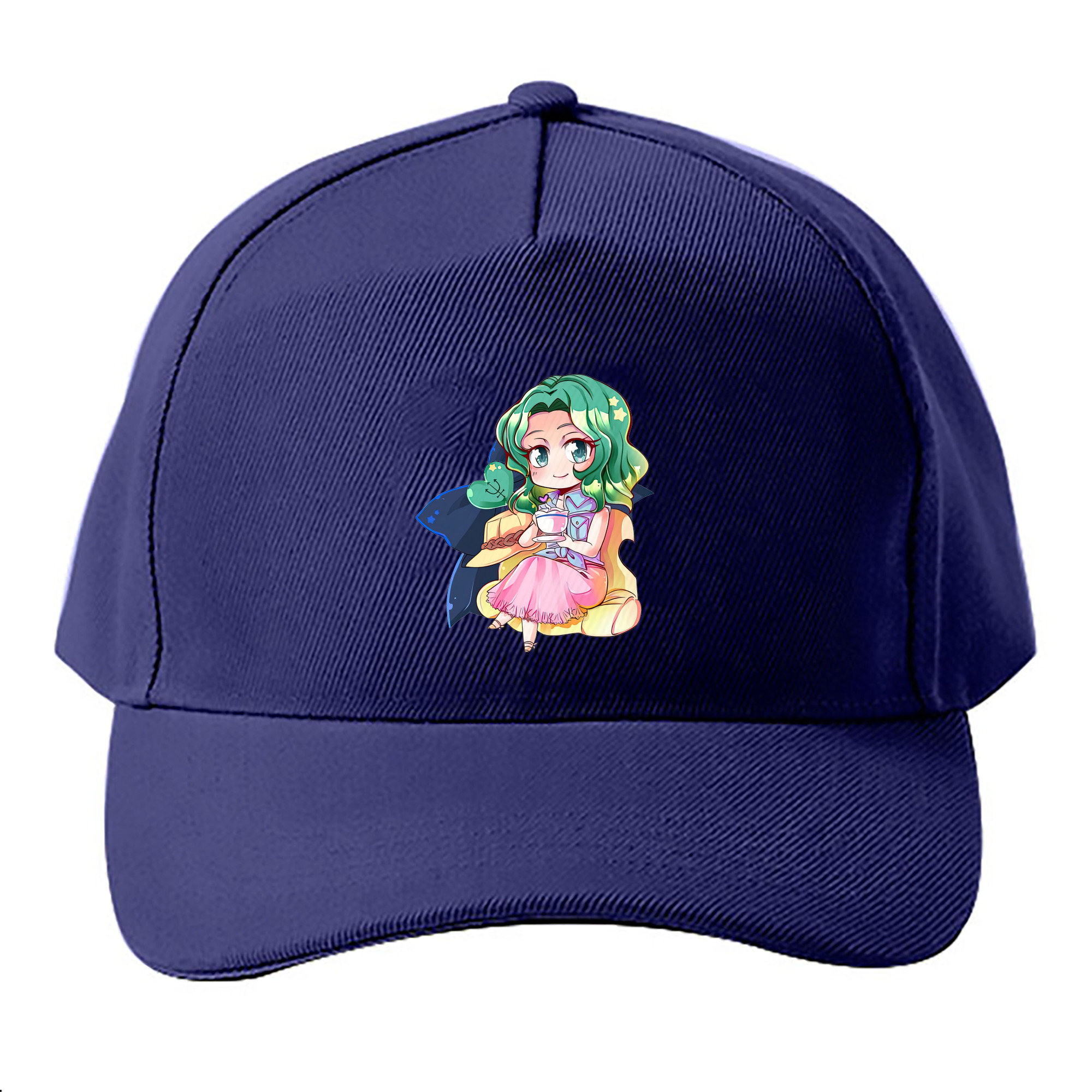 （画像用） 美少女戦士セーラームーン 海王 みちる（かいおう みちる） Sailor Moon Kaiou Michiru ベースボールキャップ 綿100％ 男女兼用 帽子 スポーツ