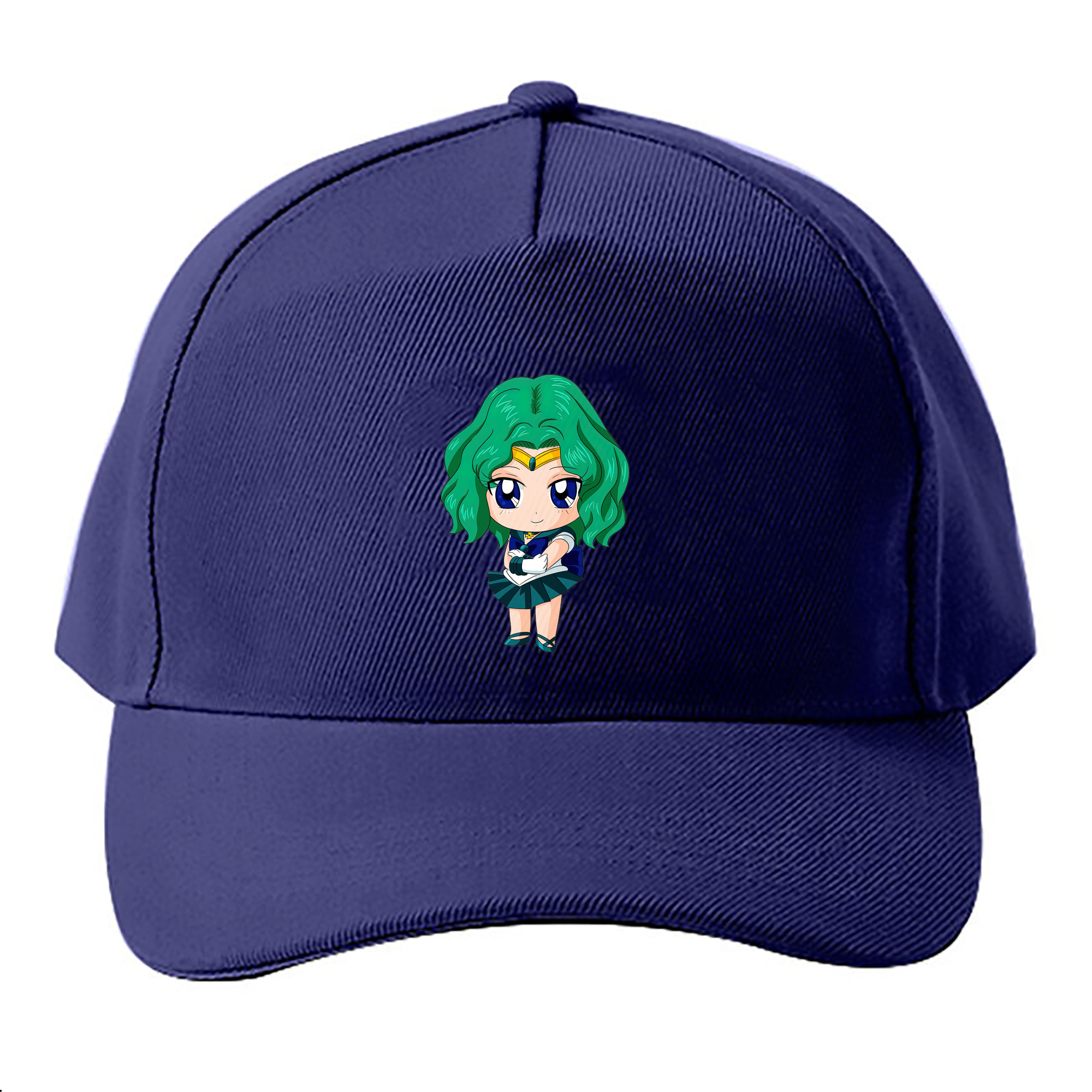 （画像用） 美少女戦士セーラームーン 海王 みちる（かいおう みちる） Sailor Moon Kaiou Michiru ベースボールキャップ 綿100％ 男女兼用 帽子 スポーツ