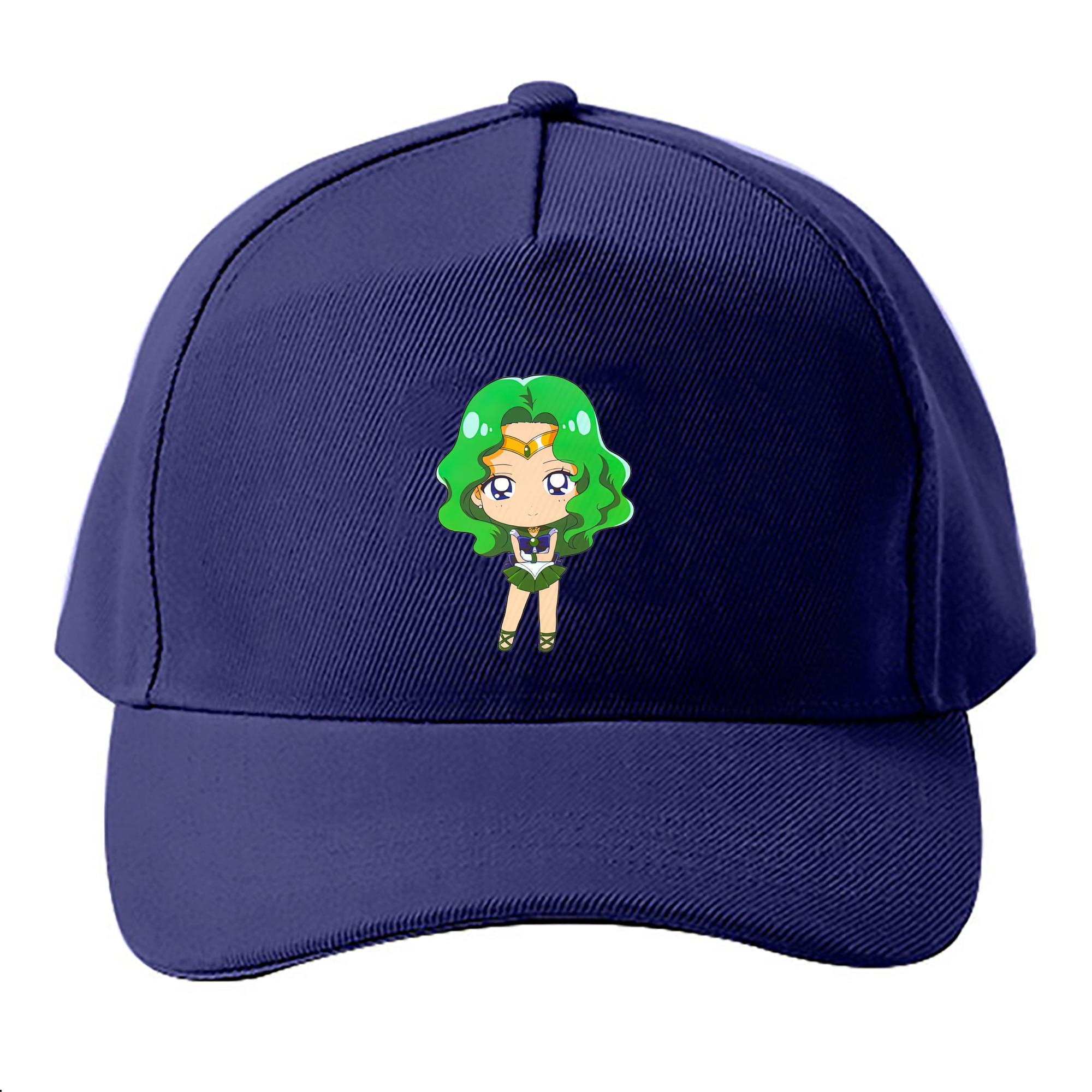 （画像用） 美少女戦士セーラームーン 海王 みちる（かいおう みちる） Sailor Moon Kaiou Michiru ベースボールキャップ 綿100％ 男女兼用 帽子 スポーツ