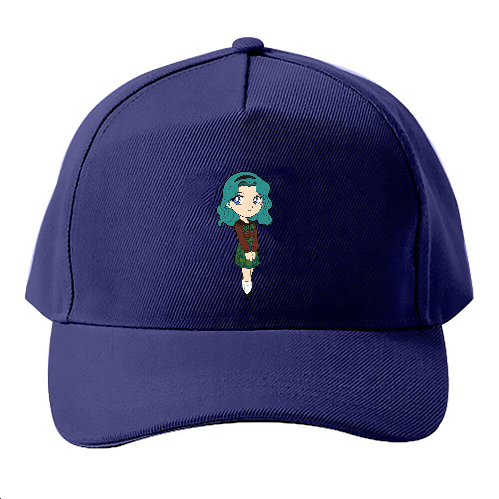 （画像用） 美少女戦士セーラームーン 海王 みちる（かいおう みちる） Sailor Moon Kaiou Michiru ベースボールキャップ 綿100％ 男女兼用 帽子 スポーツ