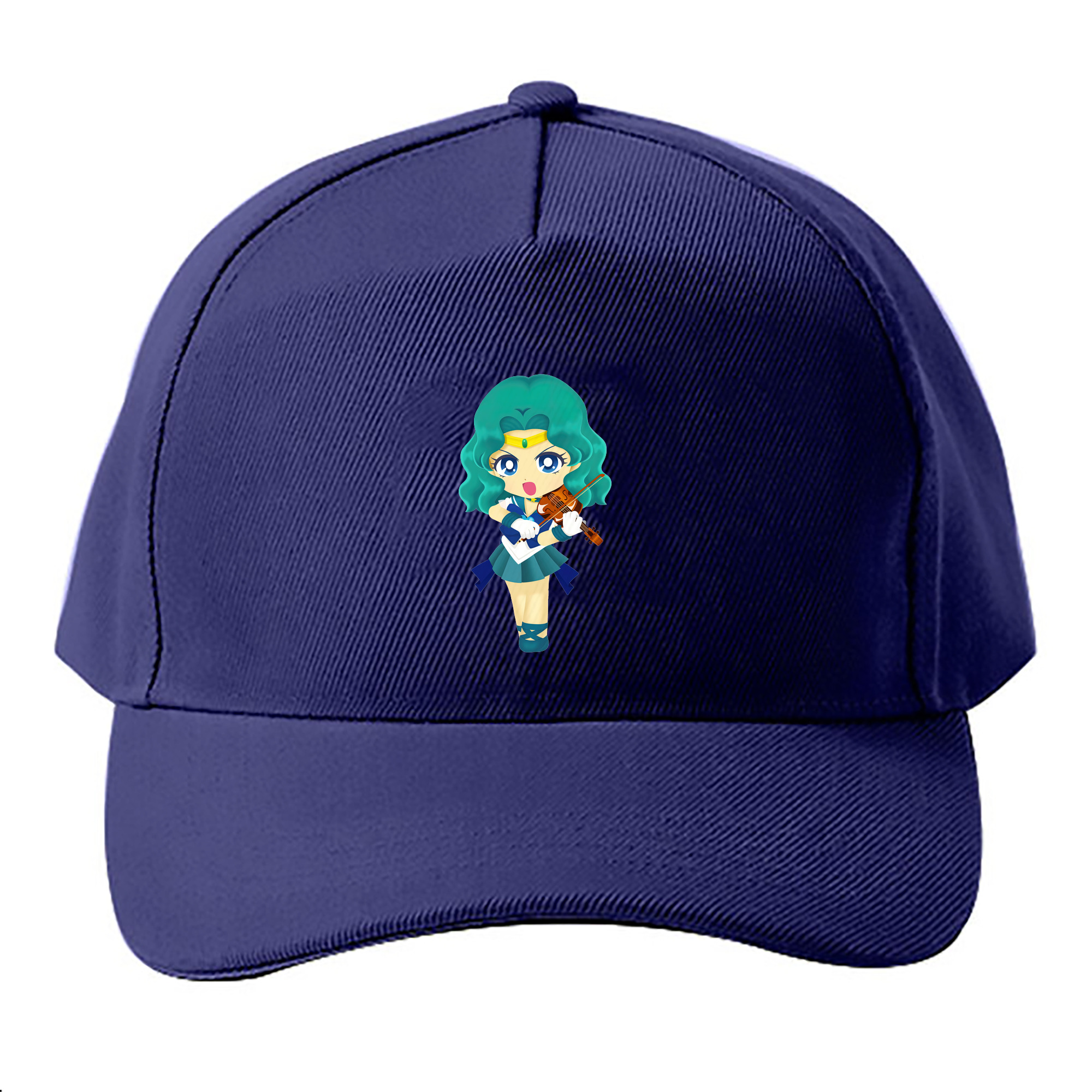 （画像用） 美少女戦士セーラームーン 海王 みちる（かいおう みちる） Sailor Moon Kaiou Michiru ベースボールキャップ 綿100％ 男女兼用 帽子 スポーツ