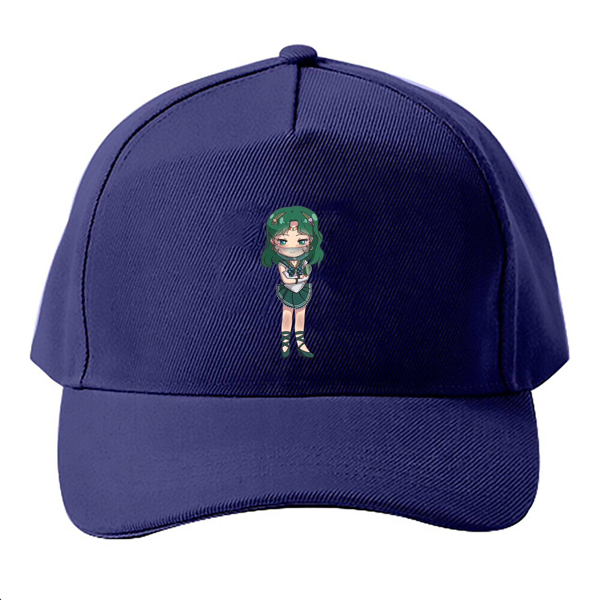 （画像用） 美少女戦士セーラームーン 海王 みちる（かいおう みちる） Sailor Moon Kaiou Michiru ベースボールキャップ 綿100％ 男女兼用 帽子 スポーツ
