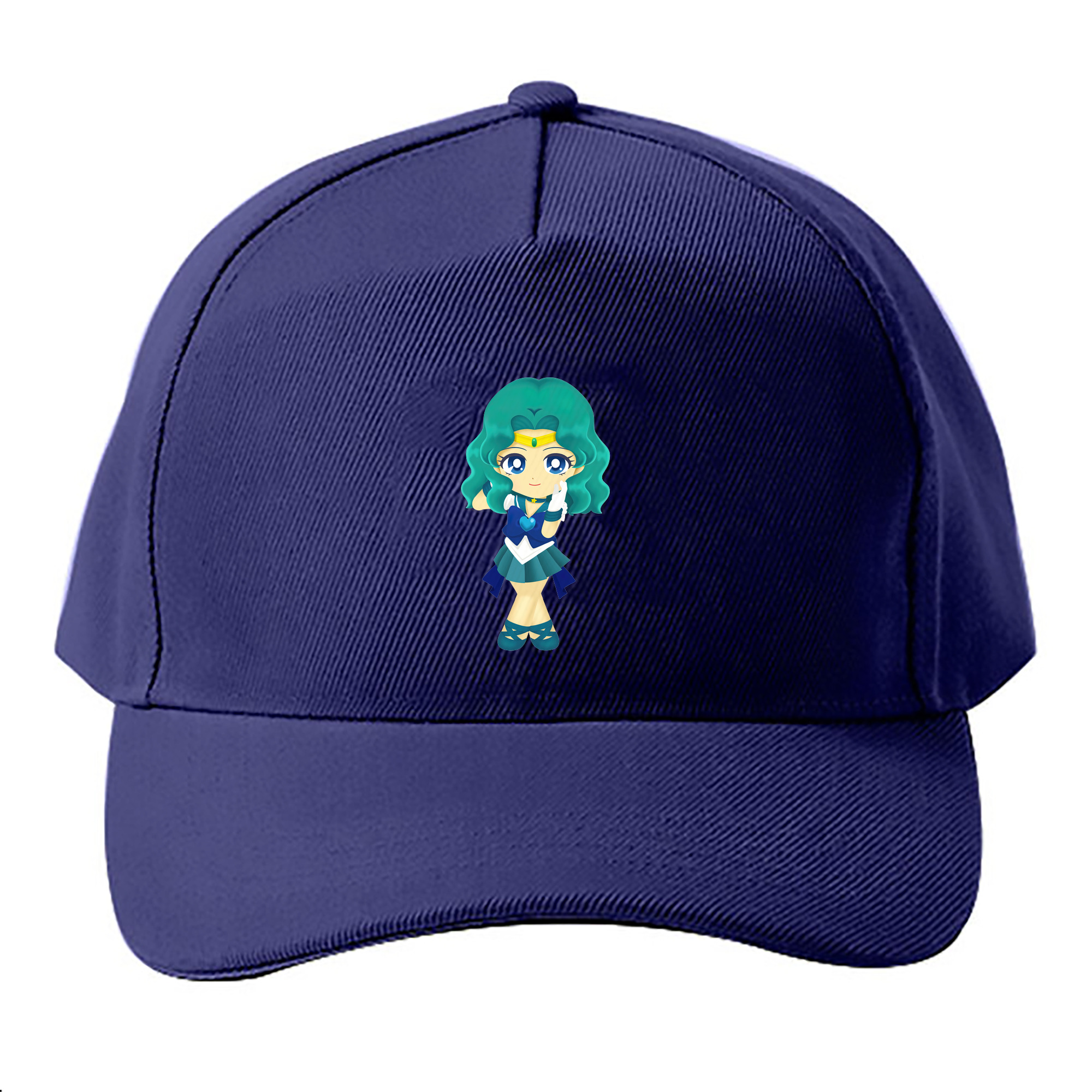（画像用） 美少女戦士セーラームーン 海王 みちる（かいおう みちる） Sailor Moon Kaiou Michiru ベースボールキャップ 綿100％ 男女兼用 帽子 スポーツ