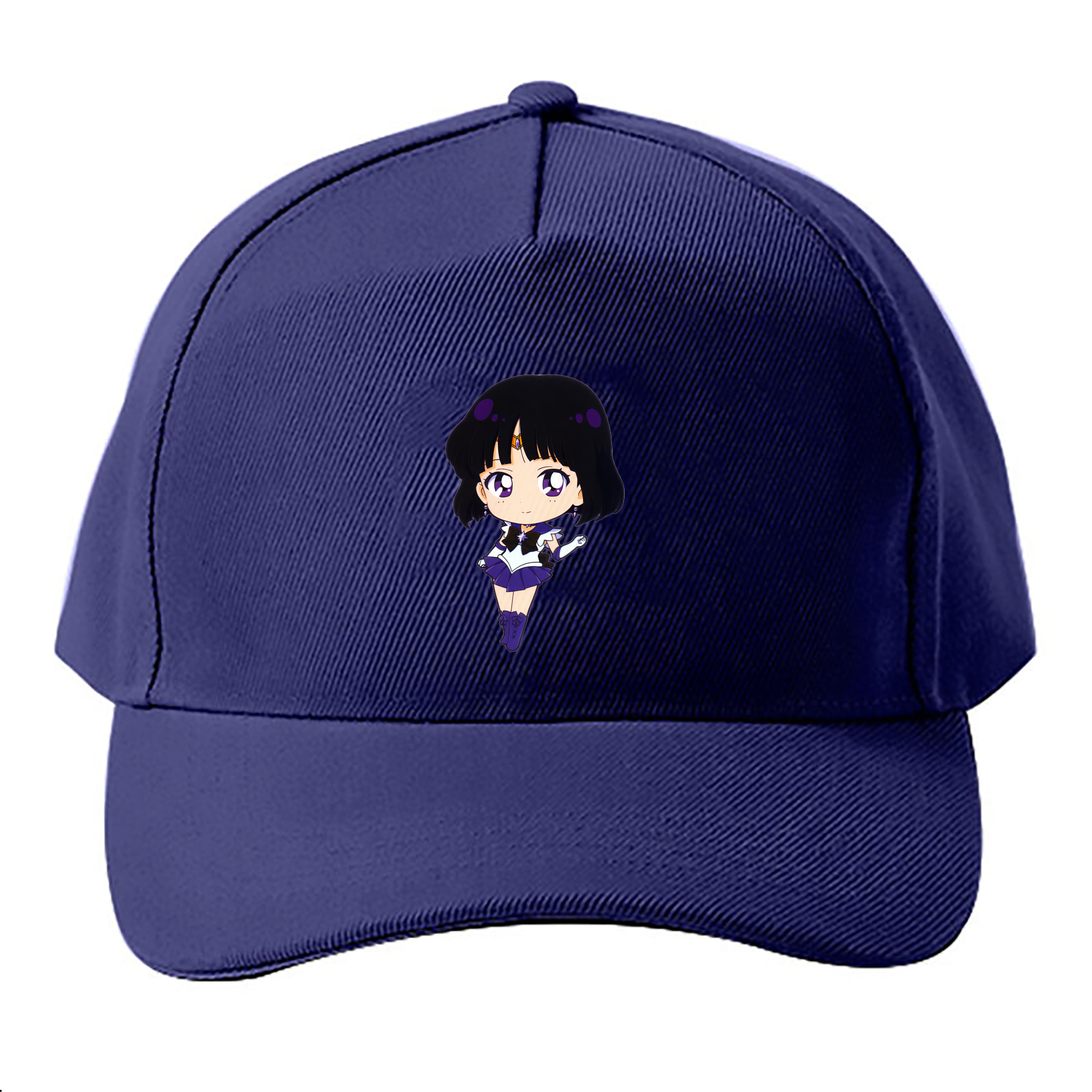 （画像用） 美少女戦士セーラームーン 土萠ほたる Sailor Moon Tomoe Hotaru （セーラーサターン；Sailor Saturn） ベースボールキャップ 綿100％ 男女兼用 帽子 スポーツ
