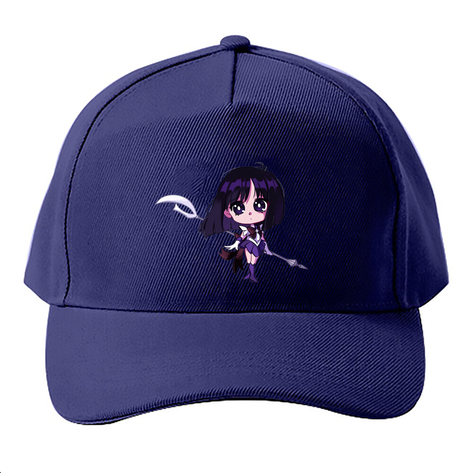 （画像用） 美少女戦士セーラームーン 土萠ほたる Sailor Moon Tomoe Hotaru （セーラーサターン；Sailor Saturn） ベースボールキャップ 綿100％ 男女兼用 帽子 スポーツ