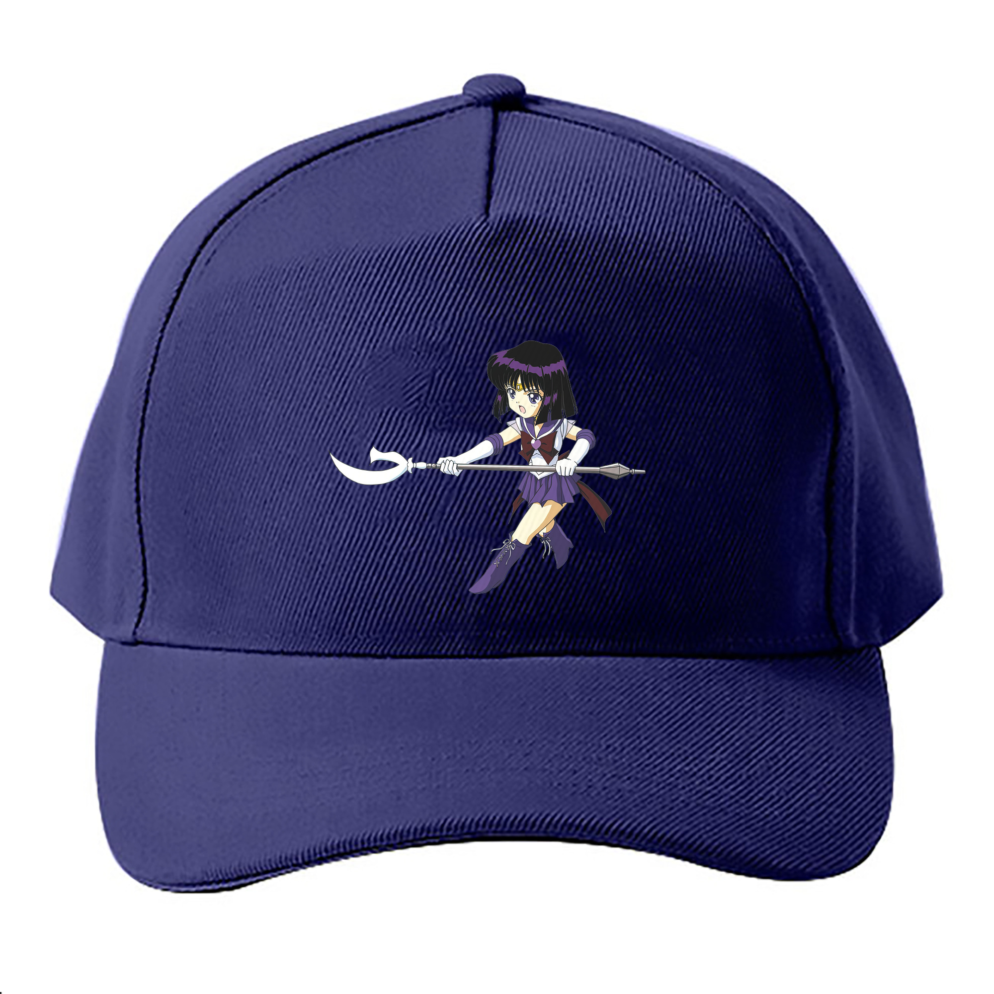 （画像用） 美少女戦士セーラームーン 土萠ほたる Sailor Moon Tomoe Hotaru （セーラーサターン；Sailor Saturn） ベースボールキャップ 綿100％ 男女兼用 帽子 スポーツ