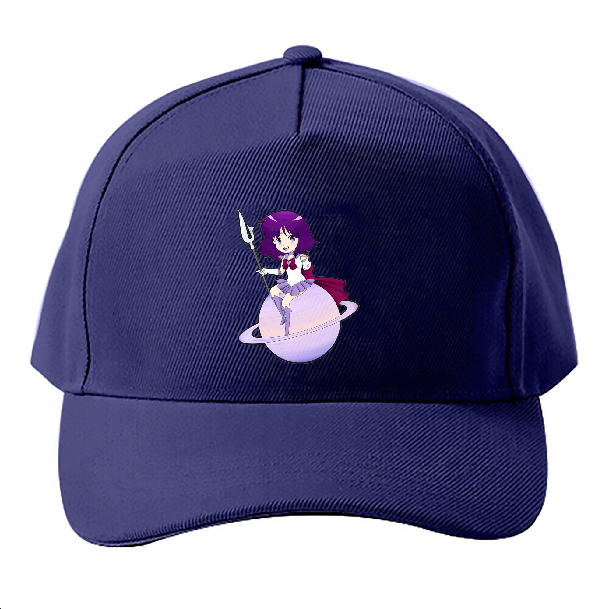 （画像用） 美少女戦士セーラームーン 土萠ほたる Sailor Moon Tomoe Hotaru （セーラーサターン；Sailor Saturn） ベースボールキャップ 綿100％ 男女兼用 帽子 スポーツ