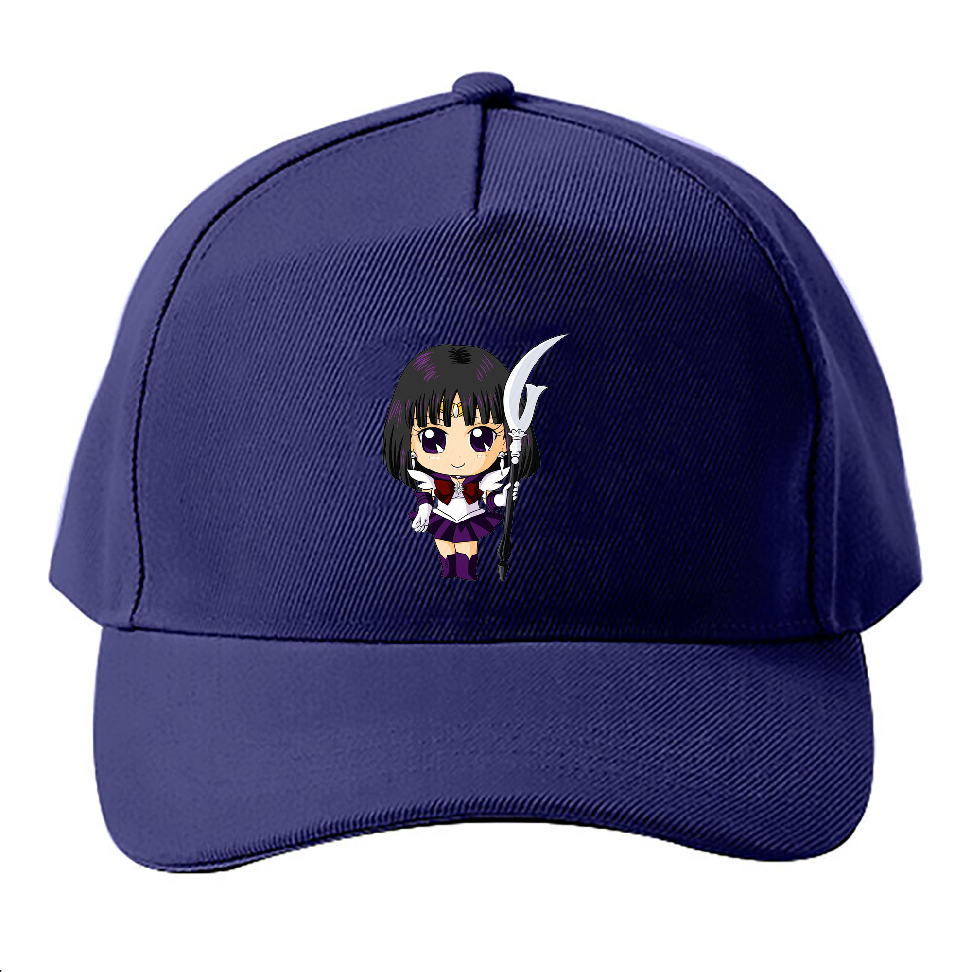 （画像用） 美少女戦士セーラームーン 土萠ほたる Sailor Moon Tomoe Hotaru （セーラーサターン；Sailor Saturn） ベースボールキャップ 綿100％ 男女兼用 帽子 スポーツ