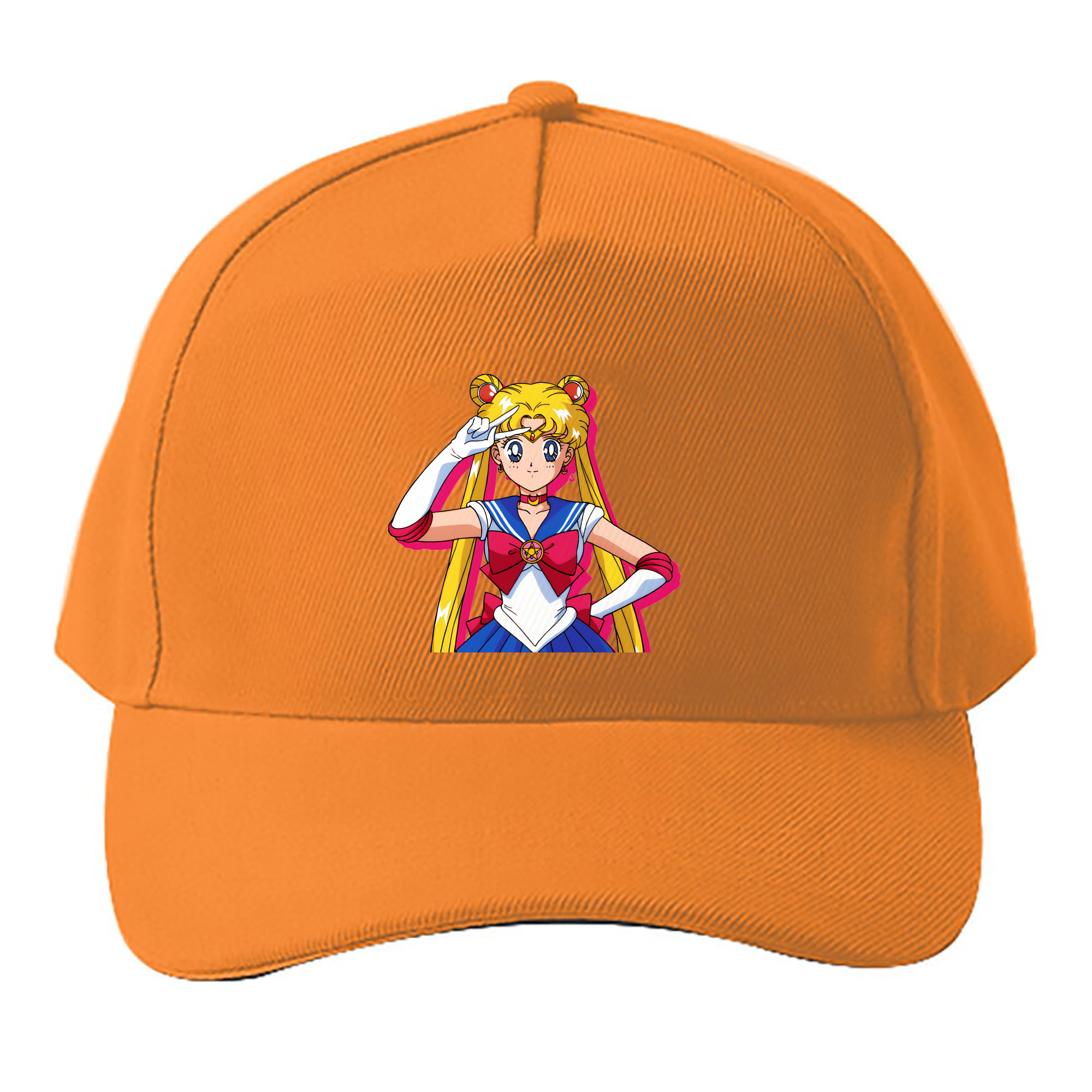 （画像用） 美少女戦士セーラームーン 月野 うさぎ つきの うさぎ Sailor Moon Tsukino Usagi ベースボールキャップ 綿100％ 男女兼用 帽子 スポーツ