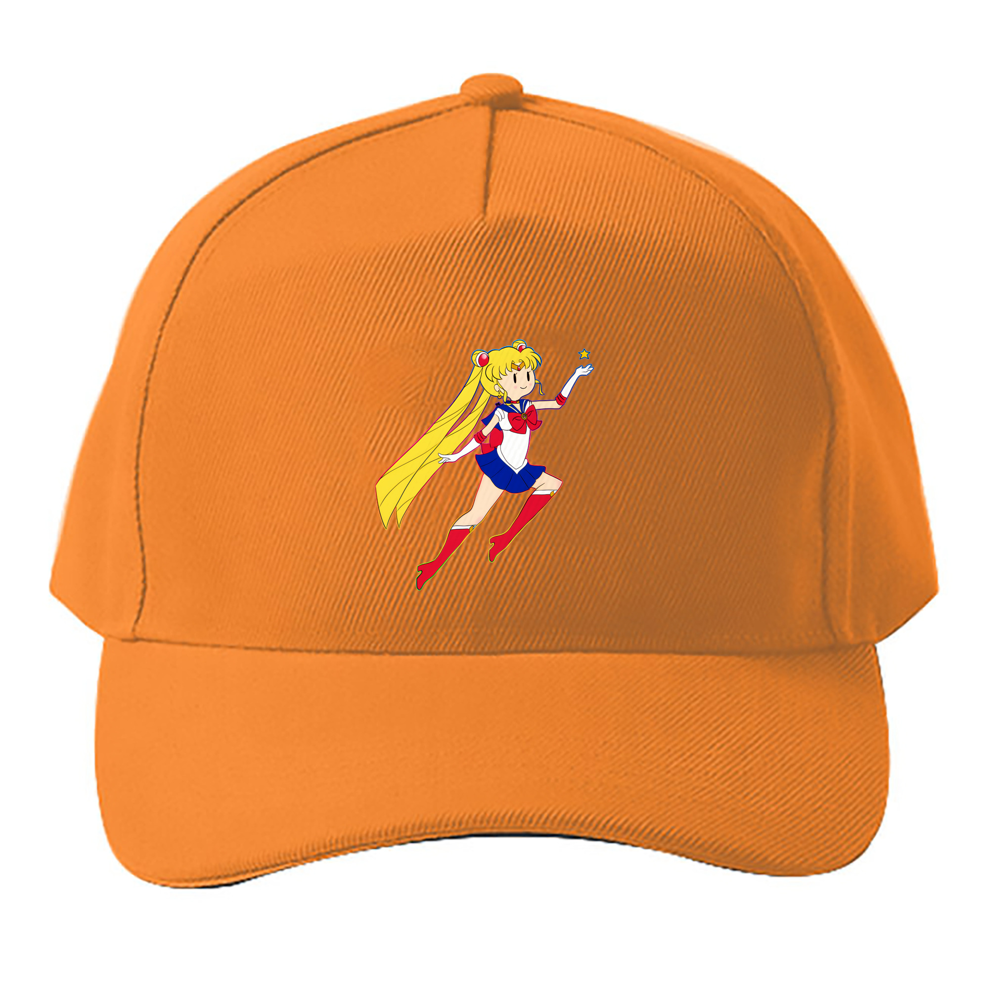 （画像用） 美少女戦士セーラームーン 月野 うさぎ つきの うさぎ Sailor Moon Tsukino Usagi ベースボールキャップ 綿100％ 男女兼用 帽子 スポーツ