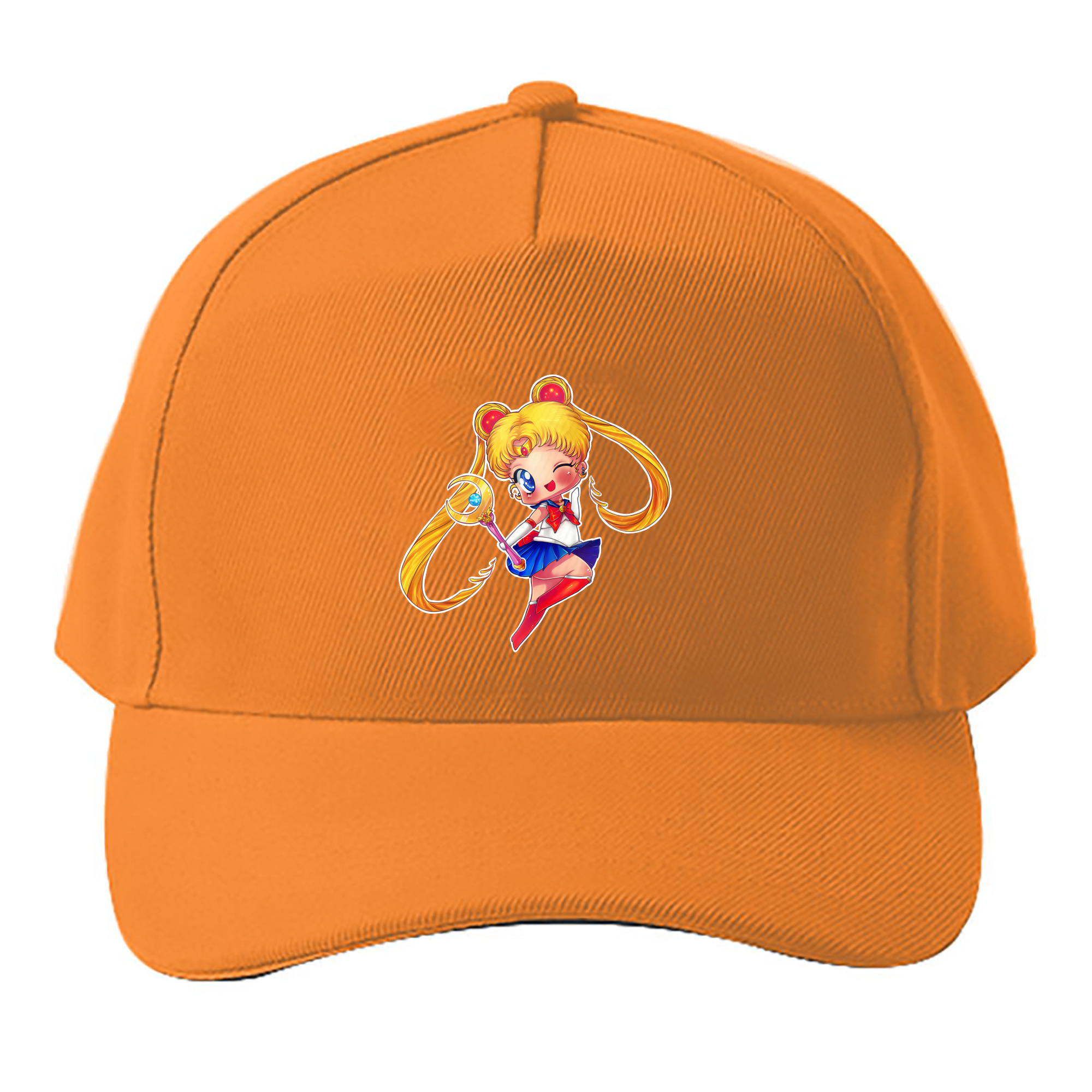 （画像用） 美少女戦士セーラームーン 月野 うさぎ つきの うさぎ Sailor Moon Tsukino Usagi ベースボールキャップ 綿100％ 男女兼用 帽子 スポーツ