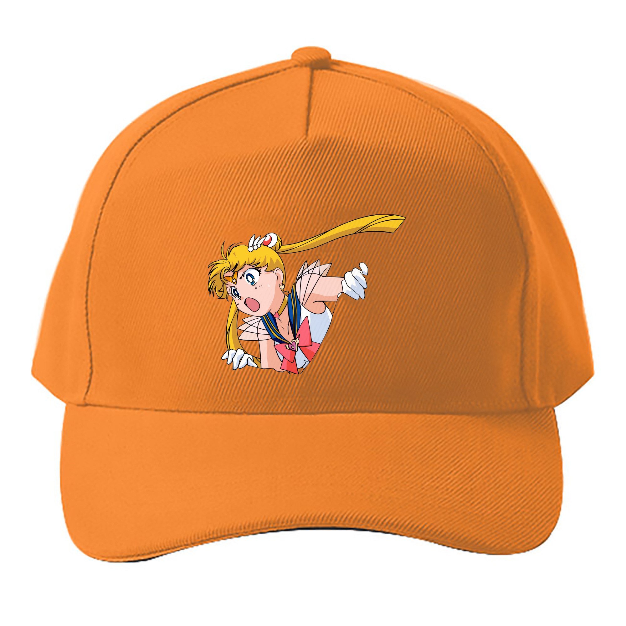 （画像用） 美少女戦士セーラームーン 月野 うさぎ つきの うさぎ Sailor Moon Tsukino Usagi ベースボールキャップ 綿100％ 男女兼用 帽子 スポーツ