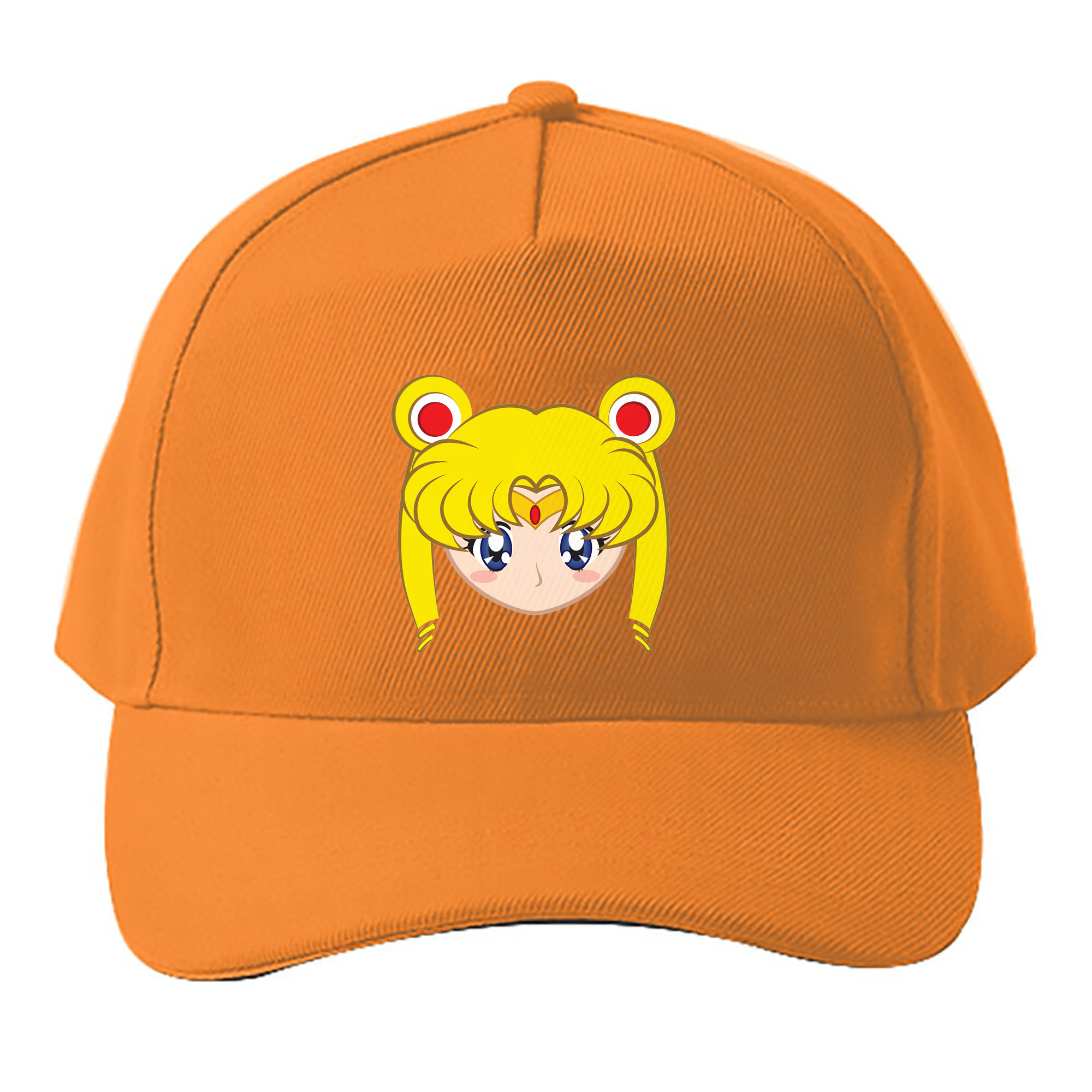 （画像用） 美少女戦士セーラームーン 月野 うさぎ つきの うさぎ Sailor Moon Tsukino Usagi ベースボールキャップ 綿100％ 男女兼用 帽子 スポーツ