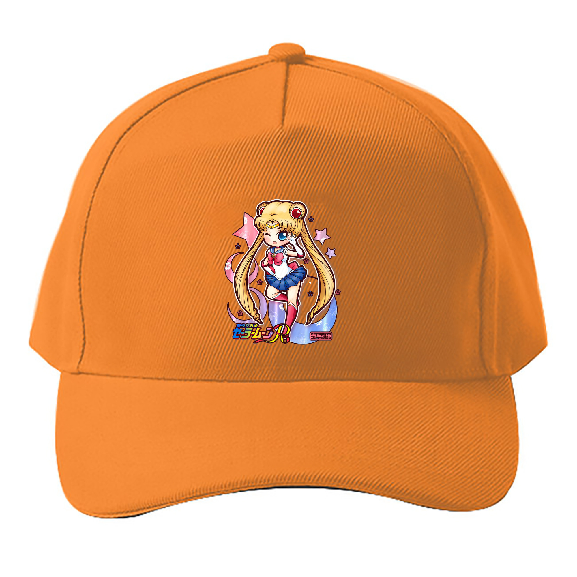 （画像用） 美少女戦士セーラームーン 月野 うさぎ つきの うさぎ Sailor Moon Tsukino Usagi ベースボールキャップ 綿100％ 男女兼用 帽子 スポーツ