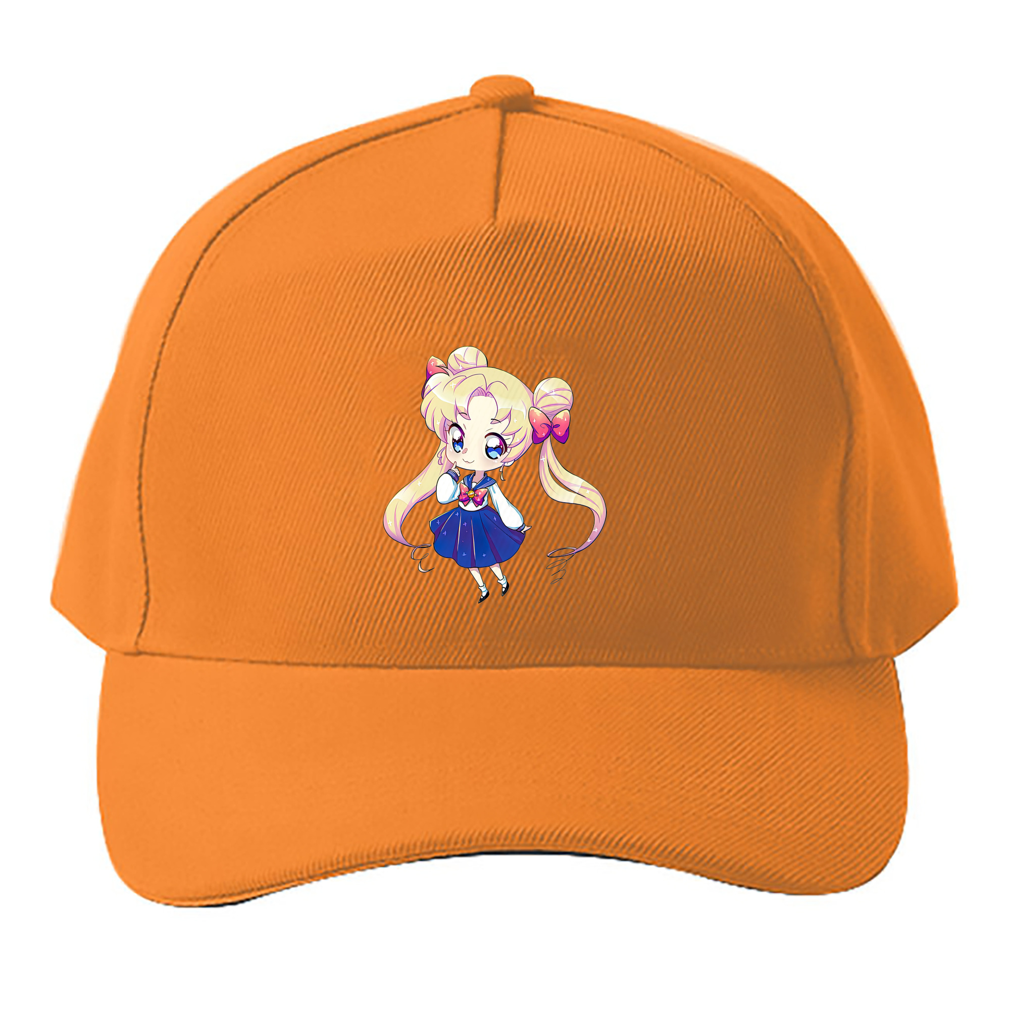 （画像用） 美少女戦士セーラームーン 月野 うさぎ つきの うさぎ Sailor Moon Tsukino Usagi ベースボールキャップ 綿100％ 男女兼用 帽子 スポーツ