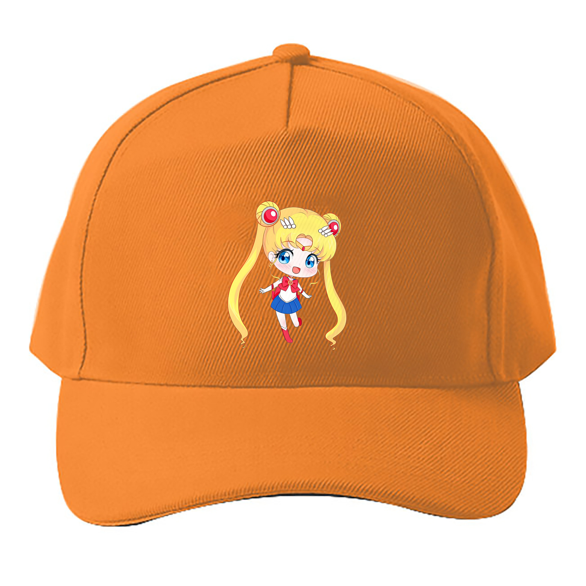 （画像用） 美少女戦士セーラームーン 月野 うさぎ つきの うさぎ Sailor Moon Tsukino Usagi ベースボールキャップ 綿100％ 男女兼用 帽子 スポーツ