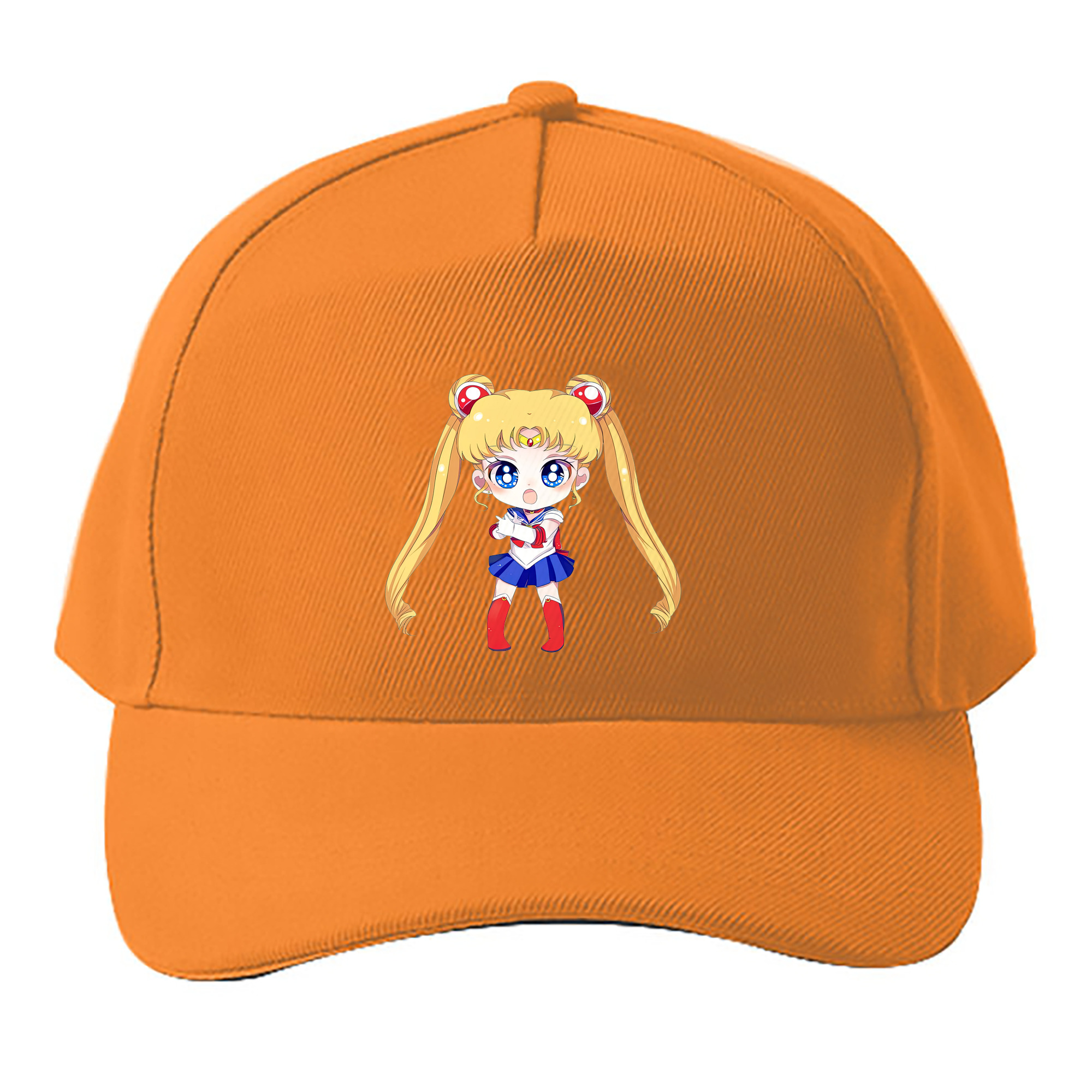 （画像用） 美少女戦士セーラームーン 月野 うさぎ つきの うさぎ Sailor Moon Tsukino Usagi ベースボールキャップ 綿100％ 男女兼用 帽子 スポーツ
