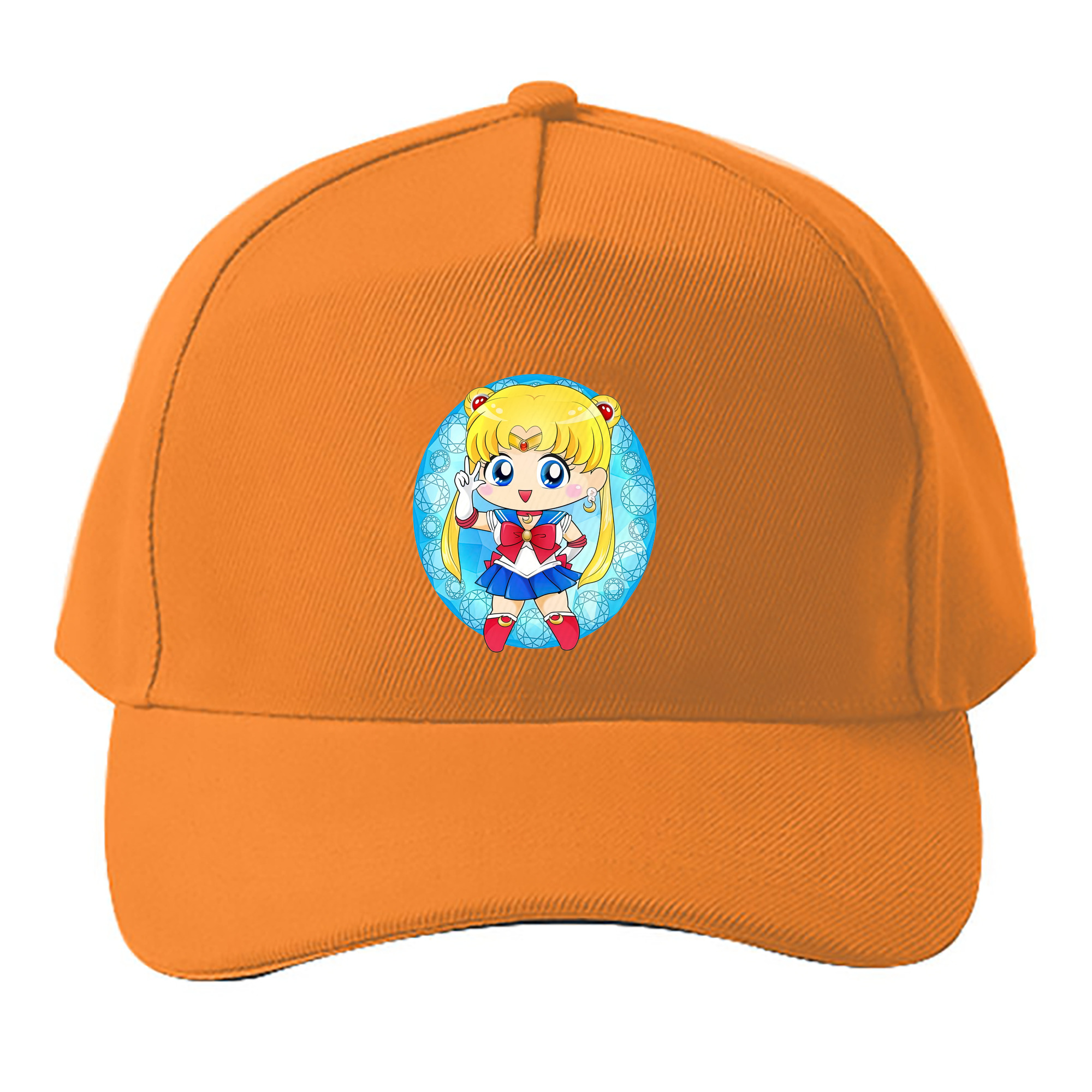 （画像用） 美少女戦士セーラームーン 月野 うさぎ つきの うさぎ Sailor Moon Tsukino Usagi ベースボールキャップ 綿100％ 男女兼用 帽子 スポーツ